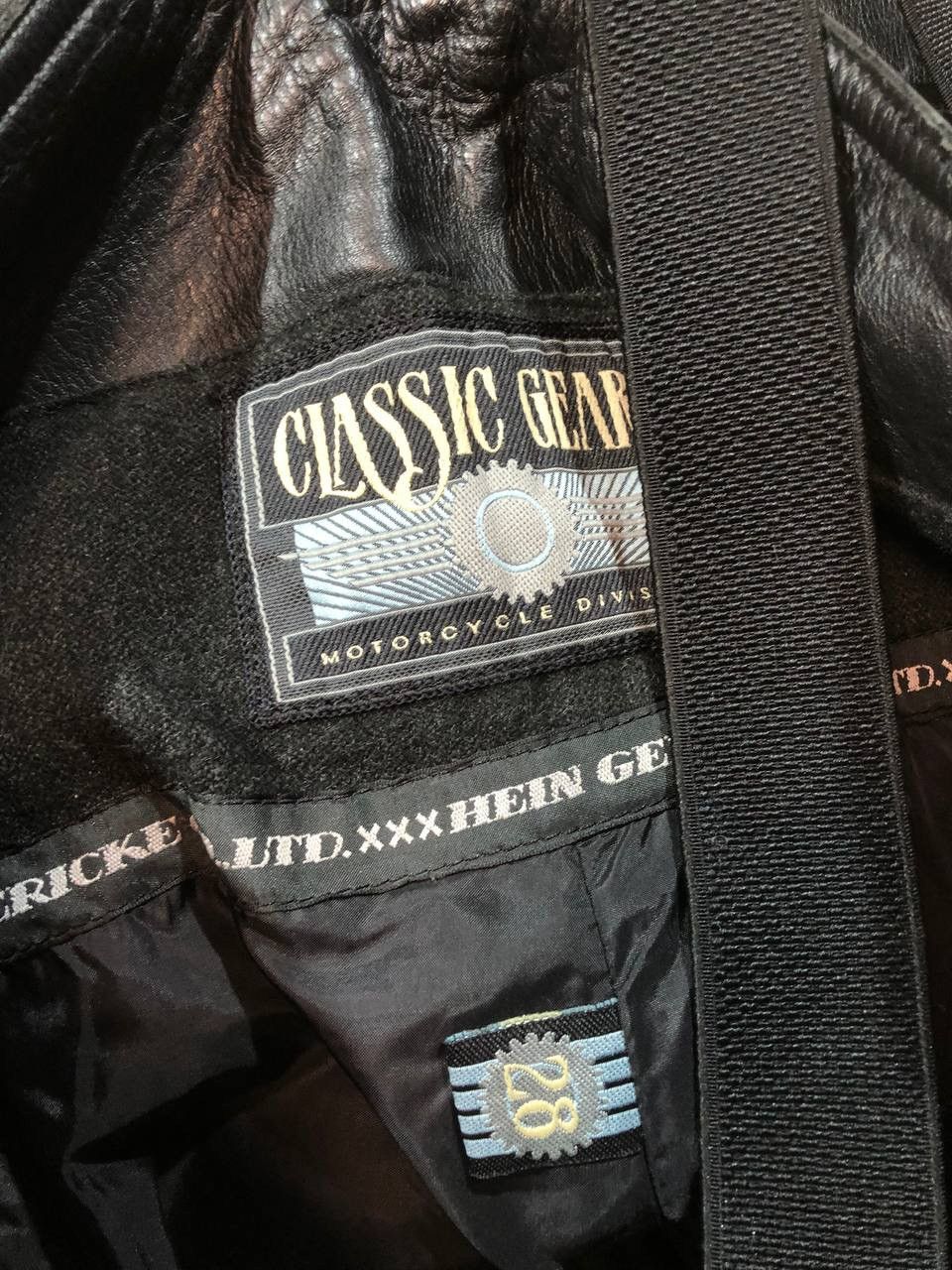 Leather Classic Gear Racing Moto Biker Leather Pants Vintage Size US 37 - 11 Thumbnail