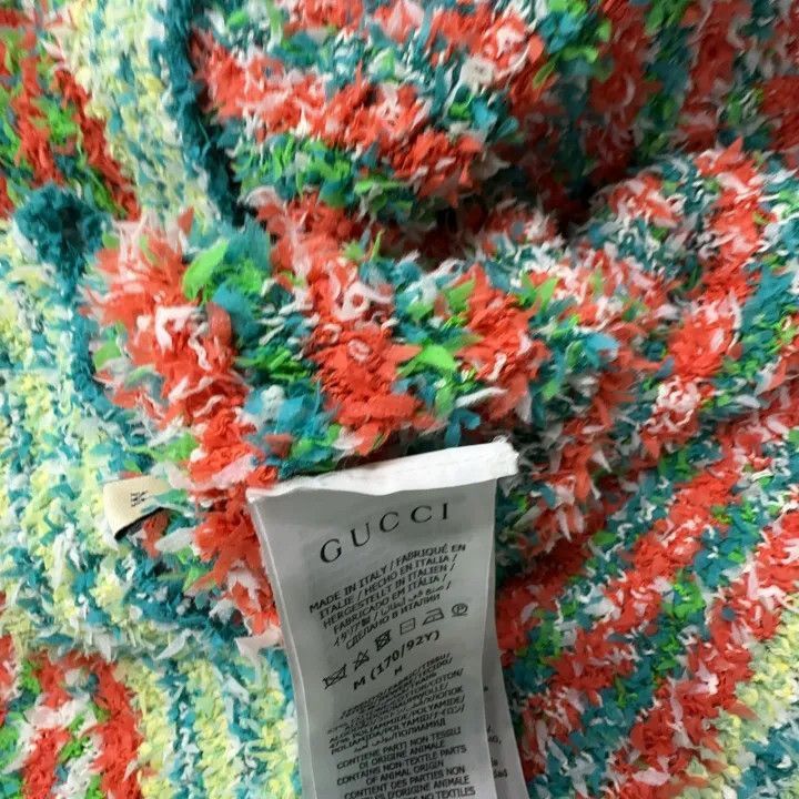 Gucci Gucci FW22 Striped V-Neck Knit Sweater-2507 Size M / US 6-8 / IT 42-44 - 3 Thumbnail