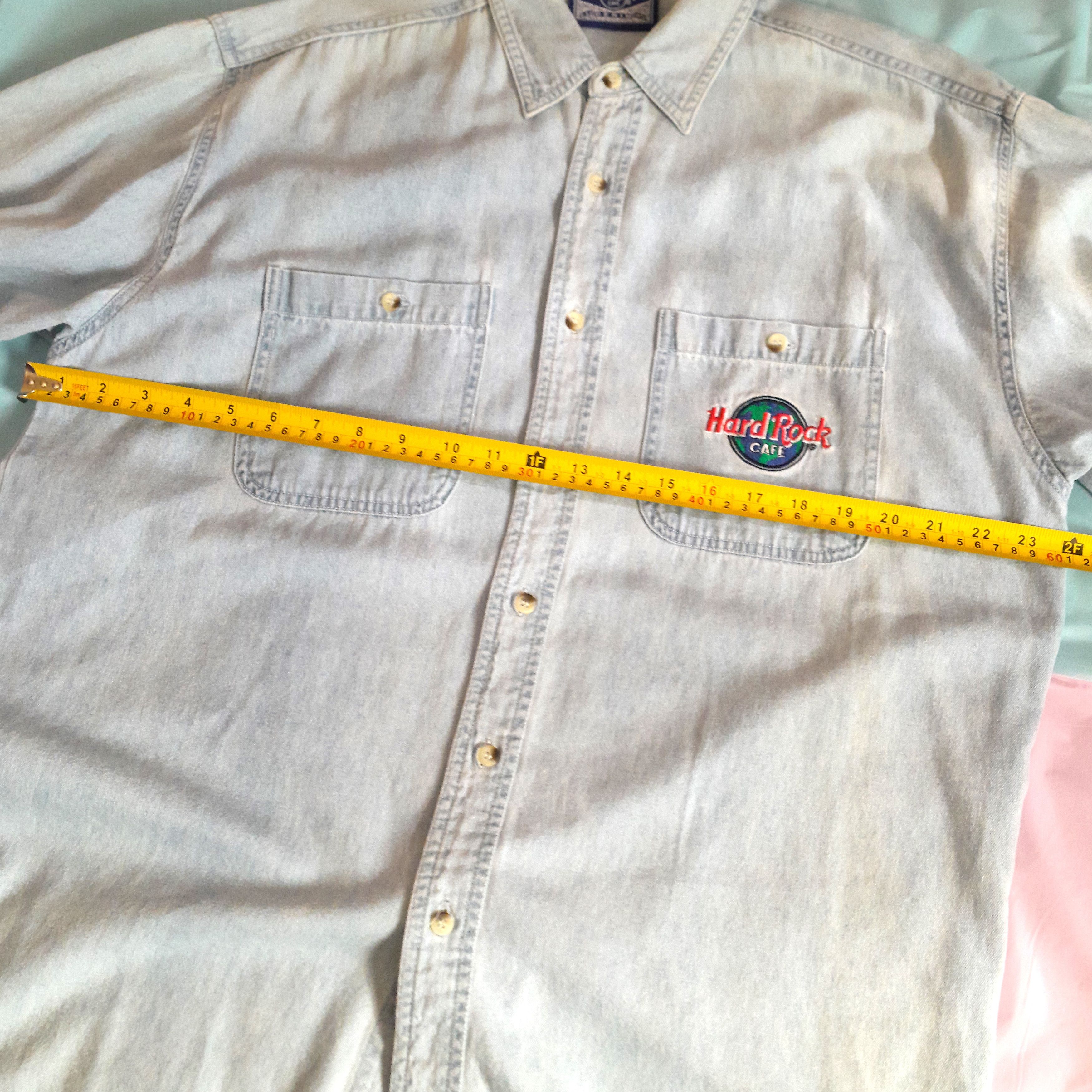 Hard Rock Cafe Hard Rock Cafe Men’s Long Sleeve Button Up Cotton Shirt Size US M / EU 48-50 / 2 - 4 Thumbnail