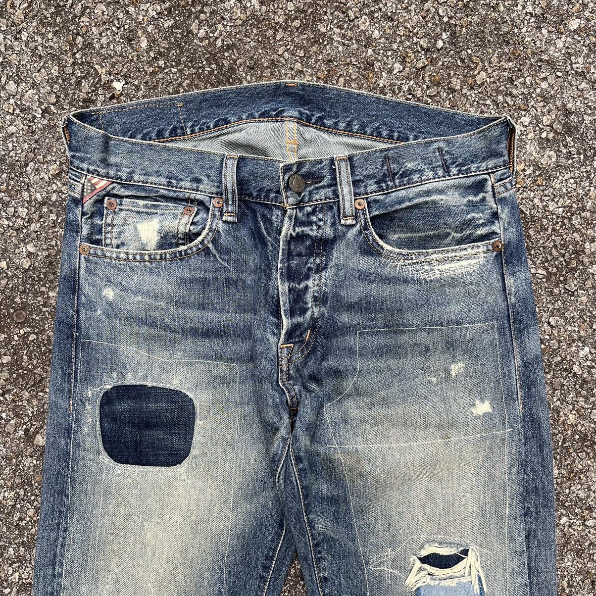 Denim & Supply Ralph Lauren Ralph Lauren Denim & Supply Jeans Distressed Patch Sashiko Size US 30 / EU 46 - 4 Thumbnail