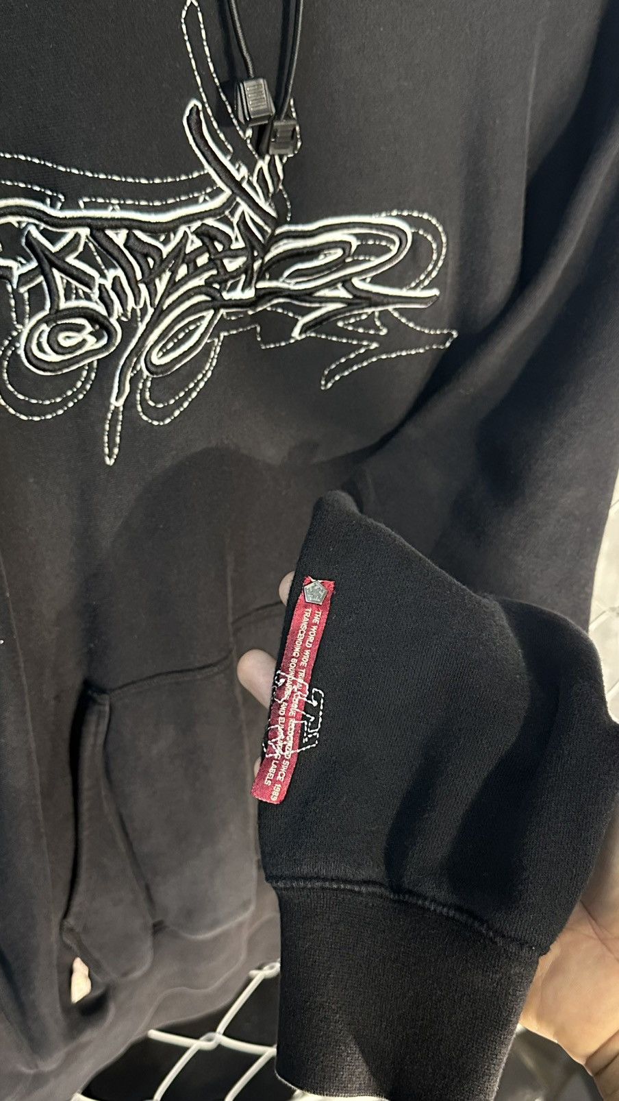 Tribal Streetwear Vintage Y2K Tribal Gear Embroidered Pullover Hoodie Size US L / EU 52-54 / 3 - 4 Thumbnail