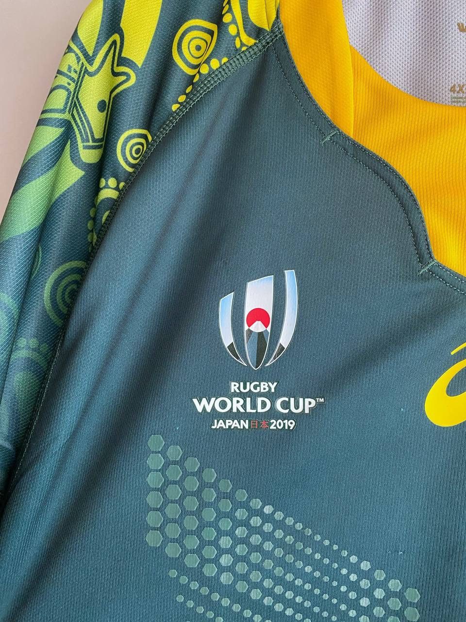 Asics Australia Wallabies Rugby Jersey World Cup Japan 2019 Sz XXL Size US XXL / EU 58 / 5 - 5 Thumbnail