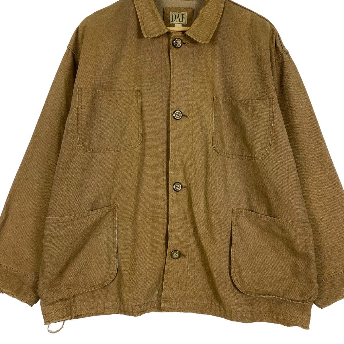 Issey Miyake VINTAGE 90s DAF WORKWEAR JACKET OVERSIZE LARGE Size US L / EU 52-54 / 3 - 6 Thumbnail