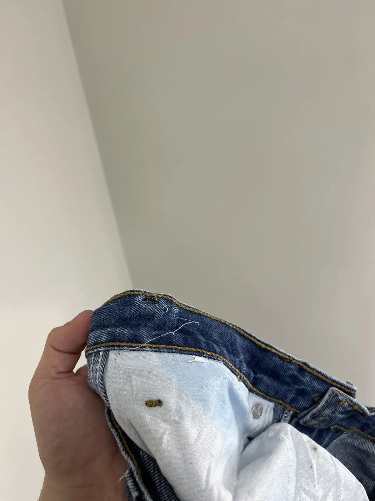 Dickies × Vintage Vintage Dickies USA Blue Denim Work Hype Jeans Size US 34 / EU 50 - 9 Thumbnail