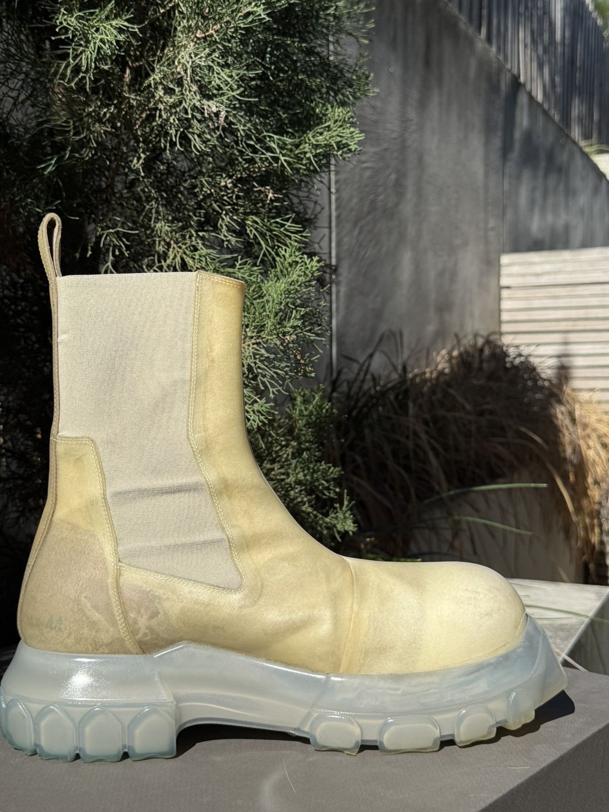 Rick Owens Apparition Leather Beatle Bozo Tractor Boots Size US 11 / EU 44 - 11 Thumbnail