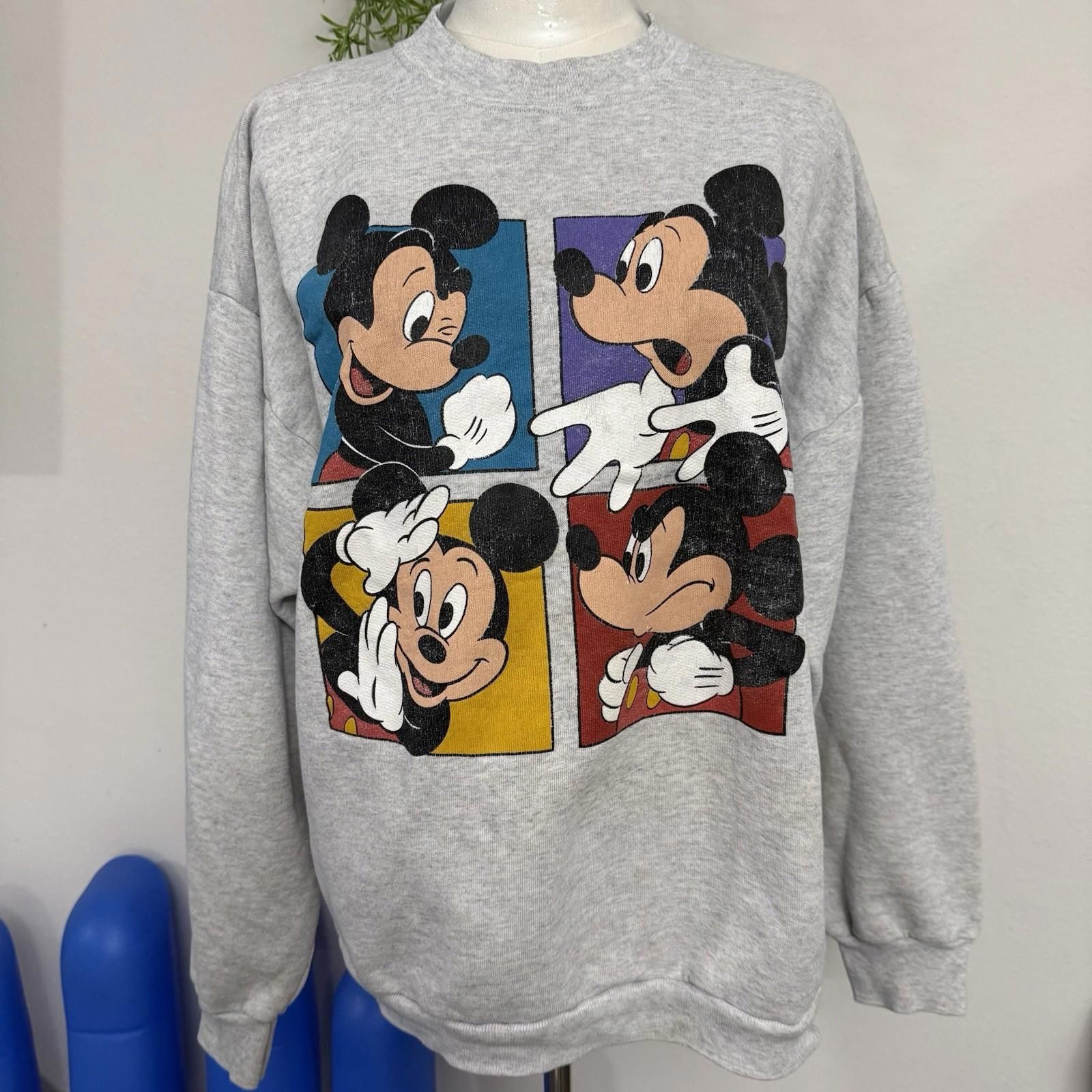 Disney Vtg 90s Mickey Mouse Disney Sweatshirt Character One Size Size US M / EU 48-50 / 2 - 2 Thumbnail