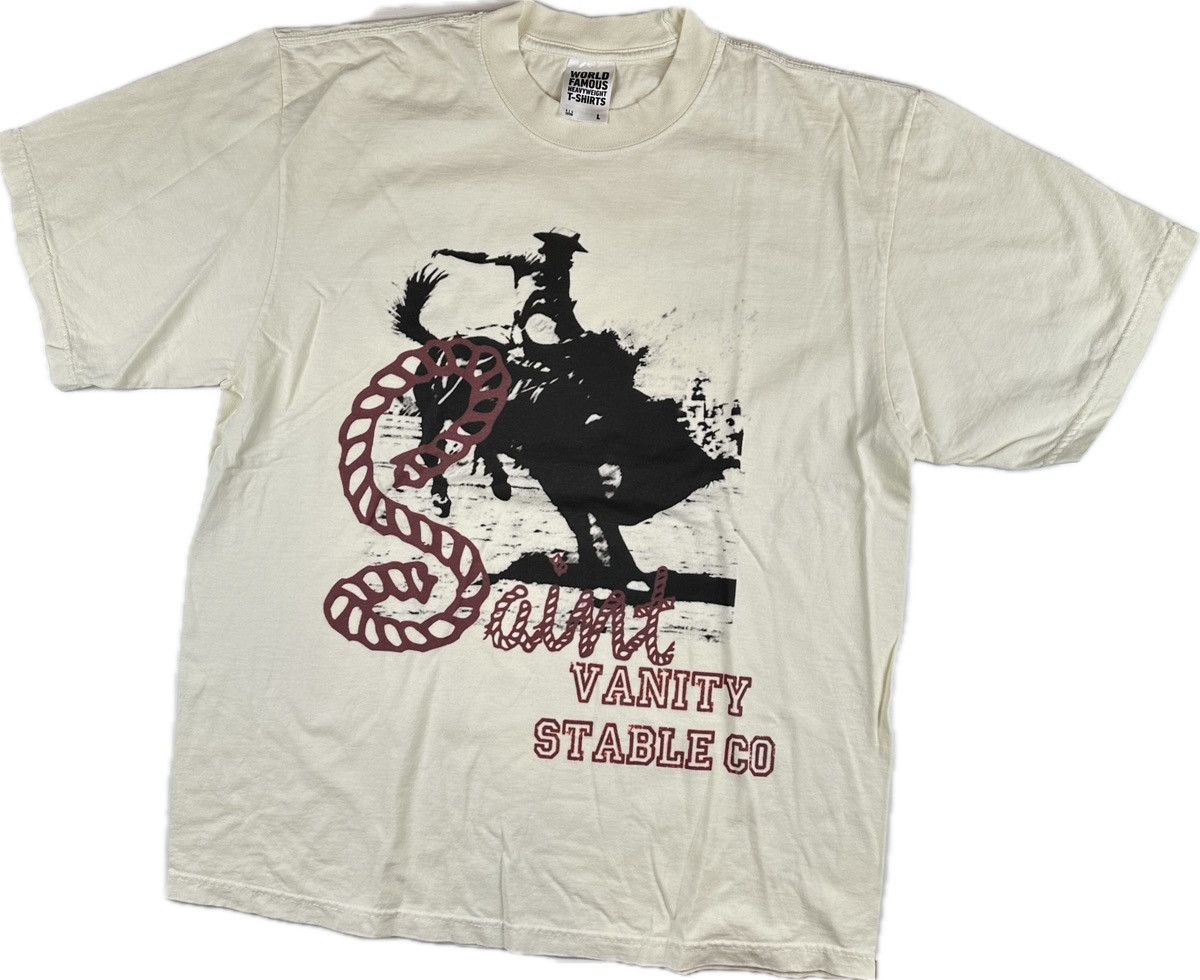 Vintage Saint Vanity Stable T-shirt Size US L / EU 52-54 / 3 - 1 Thumbnail