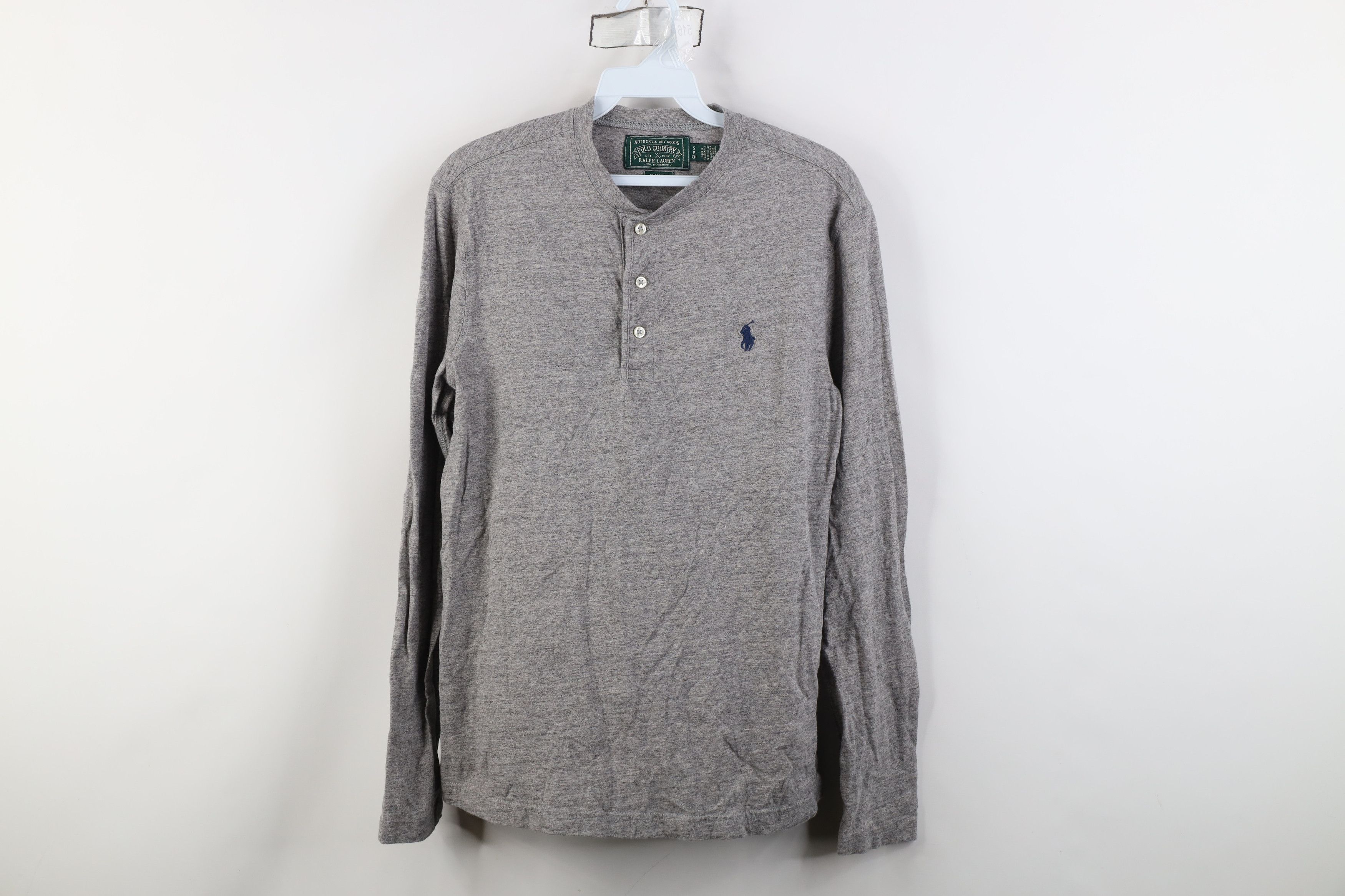 Polo Ralph Lauren Vintage Polo Country Ralph Lauren Long Sleeve Henley T-Shirt Size US S / EU 44-46 / 1 - 1 Thumbnail