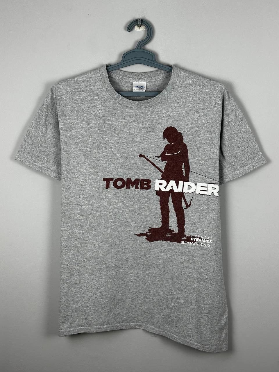 Vintage Tomb Rider Lara Croft Angelina Jolie 90s t shirt 1997 PS1 Size US L / EU 52-54 / 3 - 1 Thumbnail