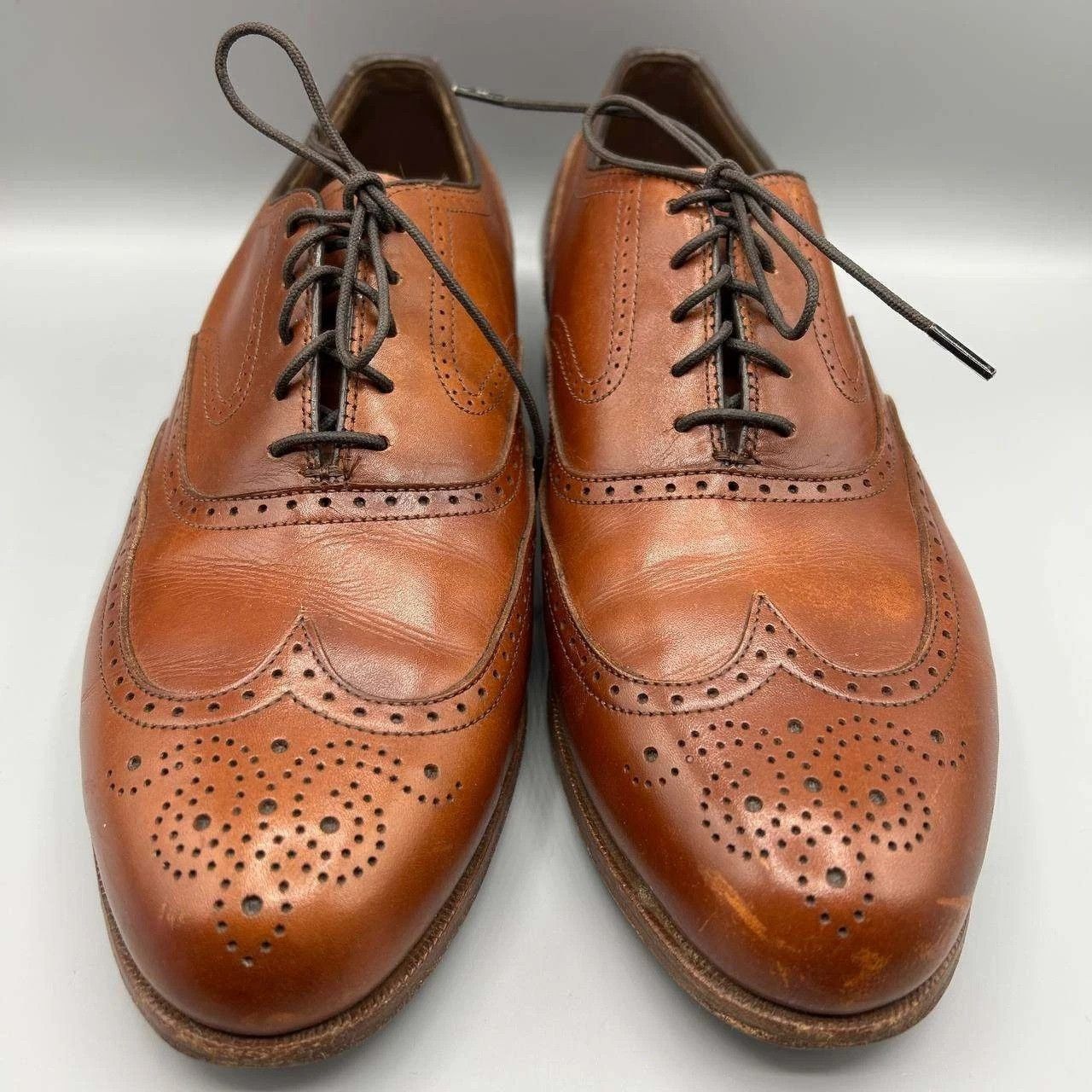 Footjoy FootJoy Oxford Dress Shoes 9 C Leather Wingtip Brogue 74435 Size US 9 / EU 42 - 2 Thumbnail