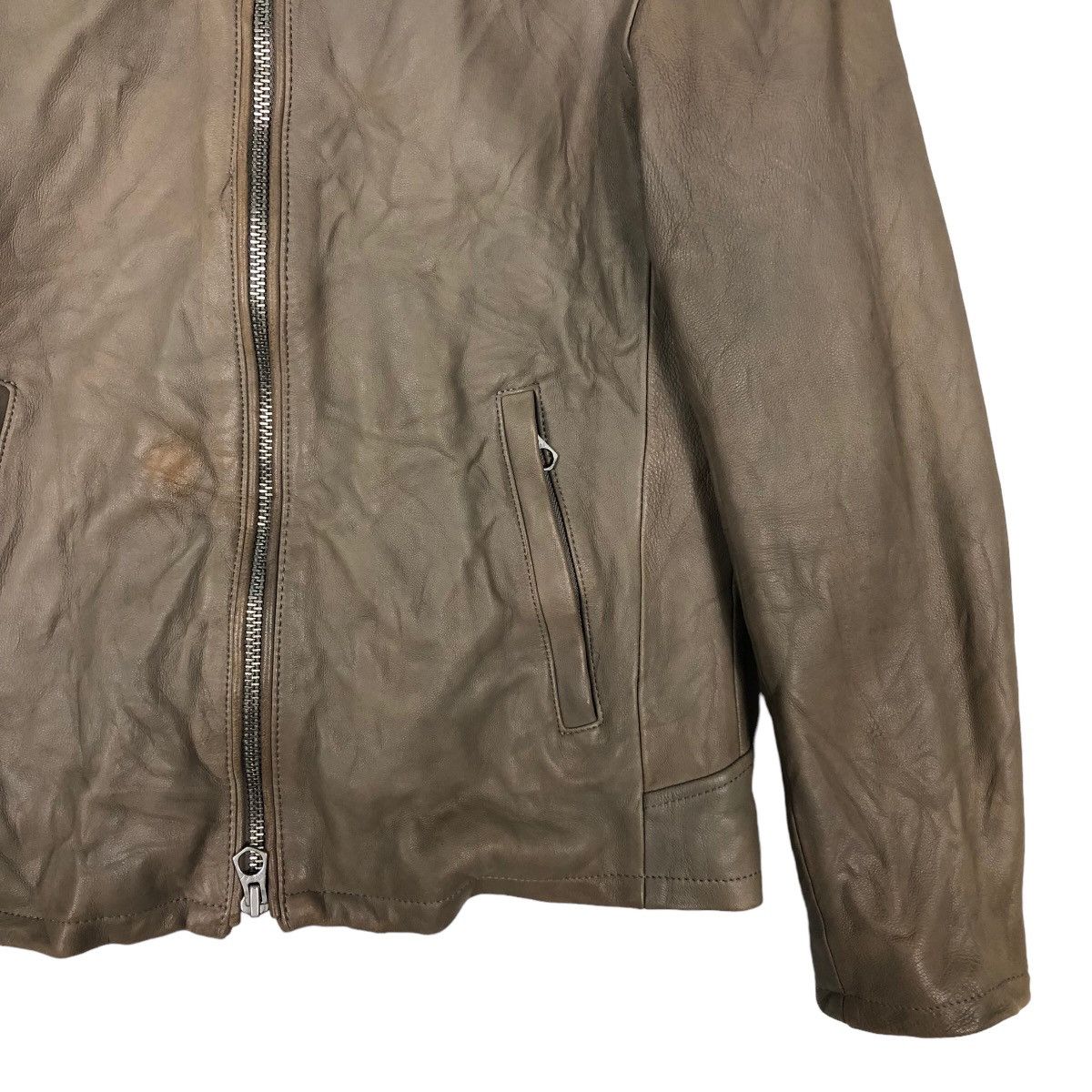 Japanese Brand 🔥Vintage Biker Leather Jacket Hare Japan Issey Miyake Size US M / EU 48-50 / 2 - 4 Thumbnail