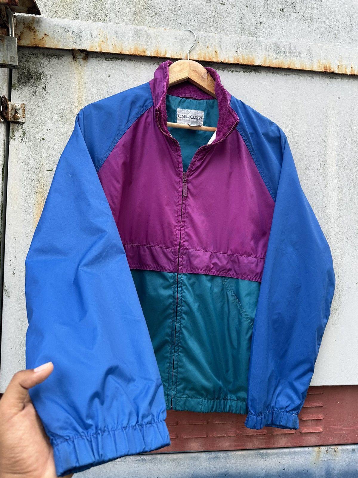 Cabin Creek 👹Vintage Cabin Creek Colour Block Windbreaker Size US M / EU 48-50 / 2 - 6 Thumbnail