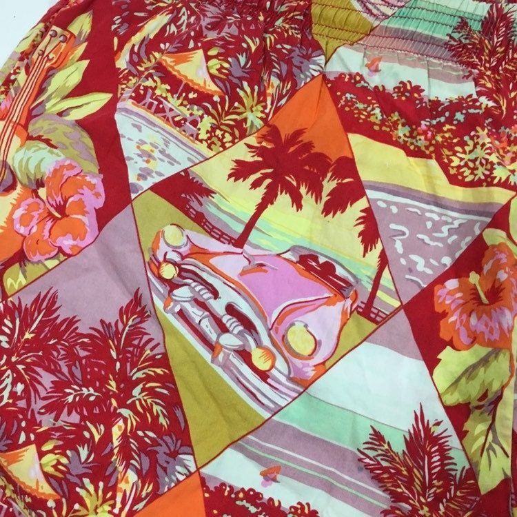 Other Vtg Gottex Pastel Tropical Island 1952 Chevy Bel Air Shorts Size US 42 / EU 58 - 4 Thumbnail