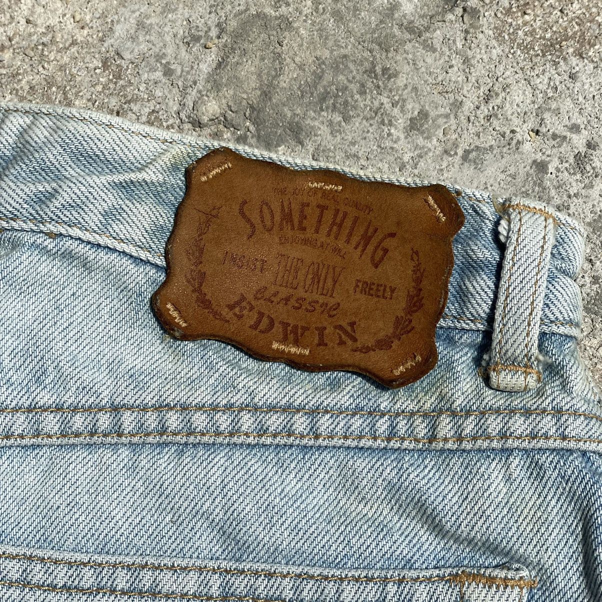 Edwin × Vintage “EDWIN” (VERY RARE) SOMETHING BY EDWIN DENIM Size 26" / US 2 / IT 38 - 7 Thumbnail