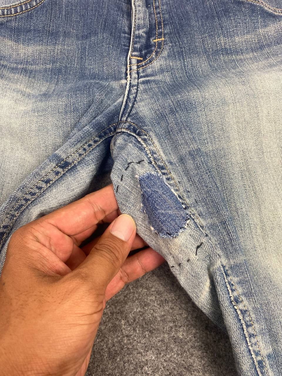 Japanese Brand c-17 japanese brand distressed denim Size 30" / US 8 / IT 44 - 7 Thumbnail
