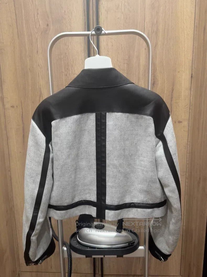 Hermes Hermes Panda Print Leather Short Jacket Size XXS / US 00 / IT 34 - 4 Thumbnail