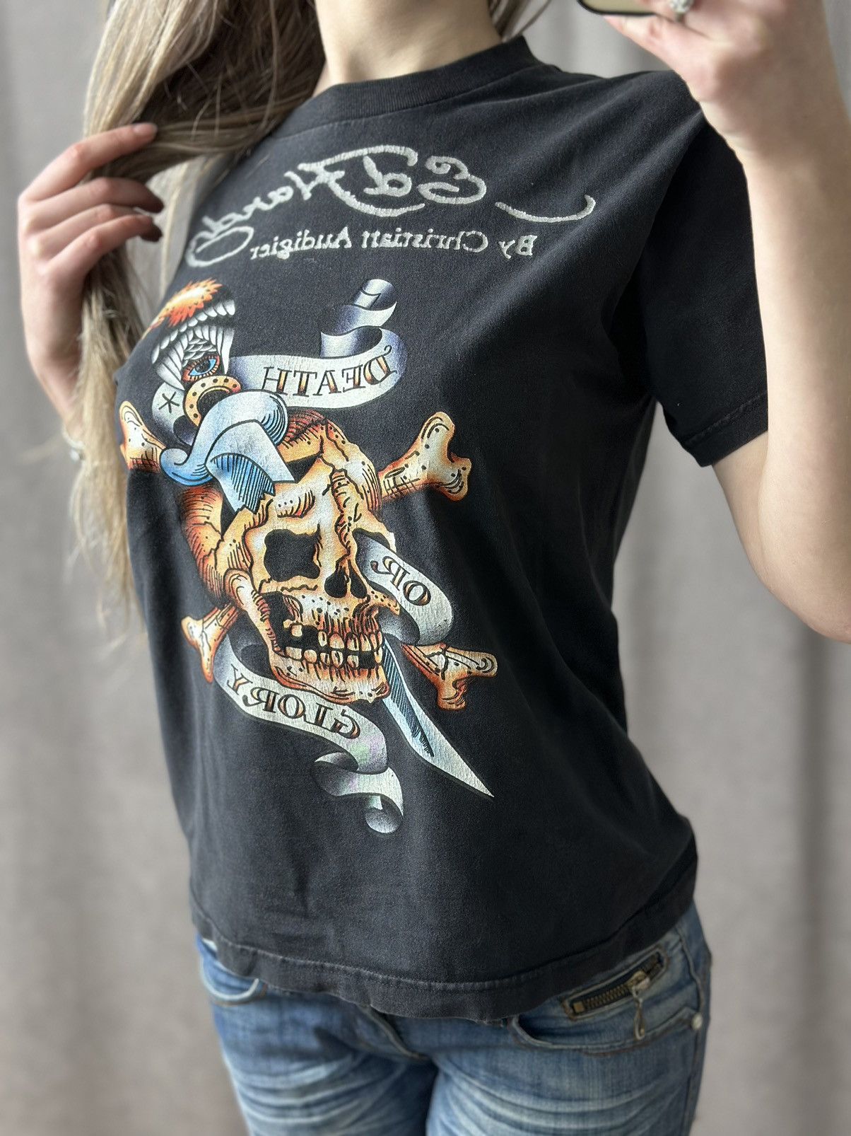 Ed Hardy Vintage Womens Ed Hardy Y2k Christian Audigier Japan Diesel Size M / US 6-8 / IT 42-44 - 2 Thumbnail
