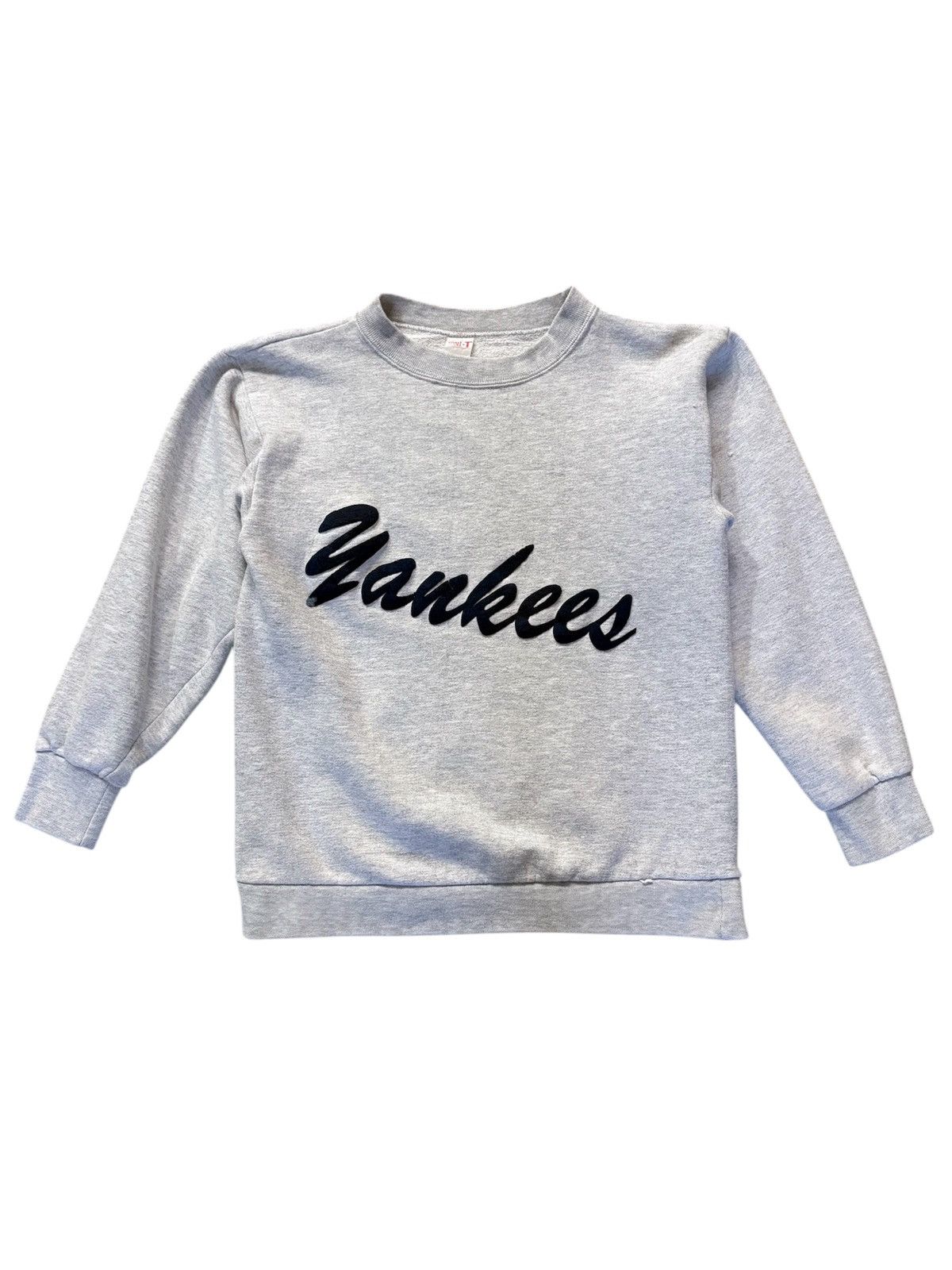 MLB 70’s NY Yankees Vintage Puff Print Graphic Crewneck Sweat Size US M / EU 48-50 / 2 - 1 Thumbnail