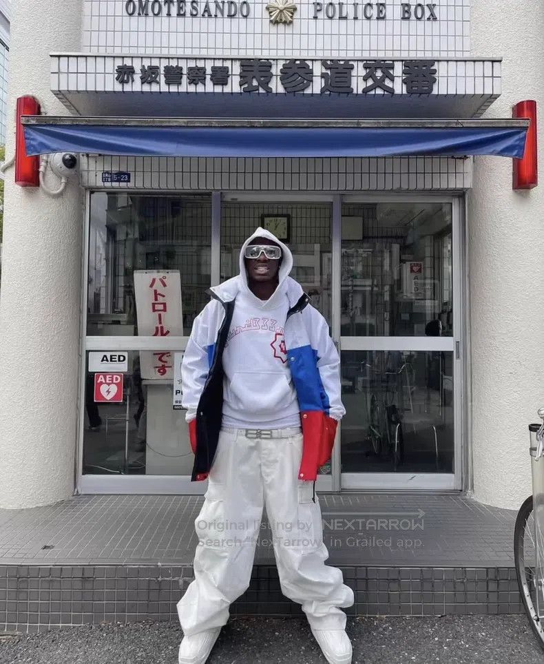 Balenciaga Balenciaga size XXS White Coated Oversized Heavy Duty Work Size US 27 - 6 Thumbnail