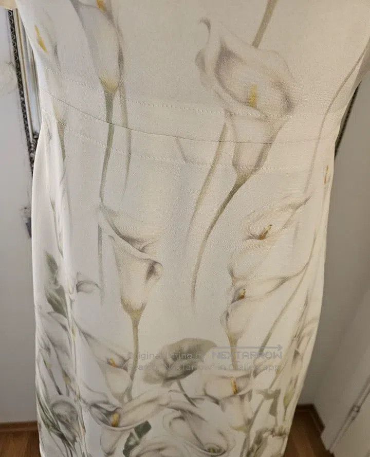 Valentino Valentino White water lily dress Size S / US 4 / IT 40 - 3 Thumbnail