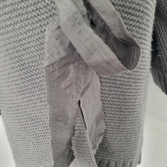 Generra Wool/Cashmere Tie-Front 3/4 Slv Knit Cardigan Fall Spring Size S / US 4 / IT 40 - 6 Thumbnail