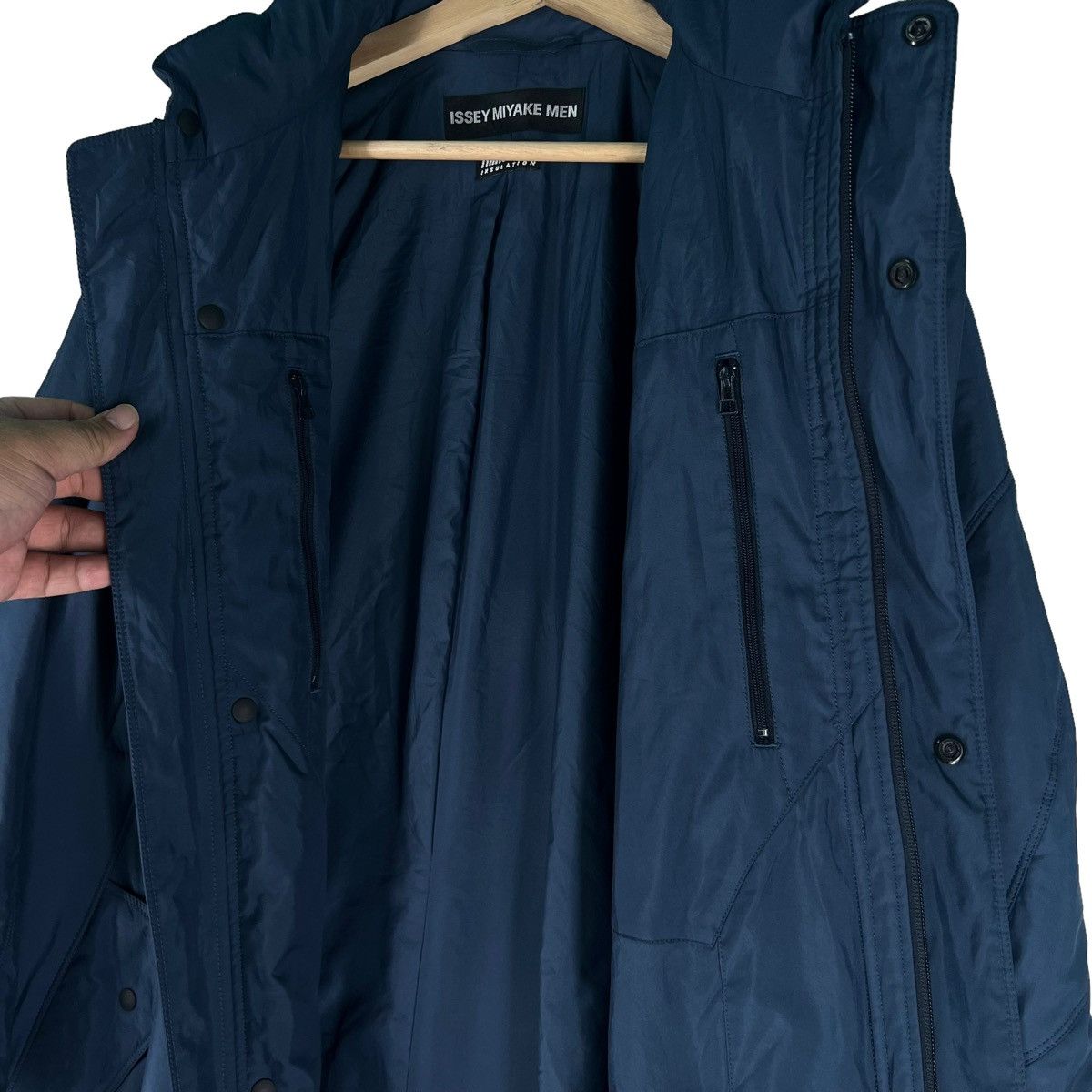 Issey Miyake 🔥RUNWAY TACTICAL UTILITY NYLON LONG JACKET ISSEY MIYAKE MEN Size US M / EU 48-50 / 2 - 13 Thumbnail