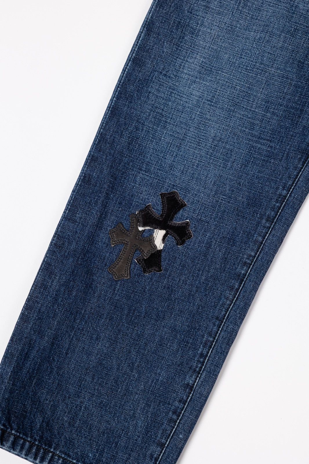 Chrome Hearts Chrome Hearts KIDS Cross Patch Denim Size 22" - 5 Thumbnail