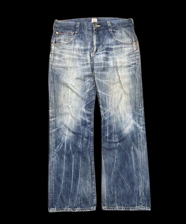Edwin EDWIN BLUE TRIP BUCKLE BACK DISTRESSED DENIM Size US 37 - 1 Thumbnail