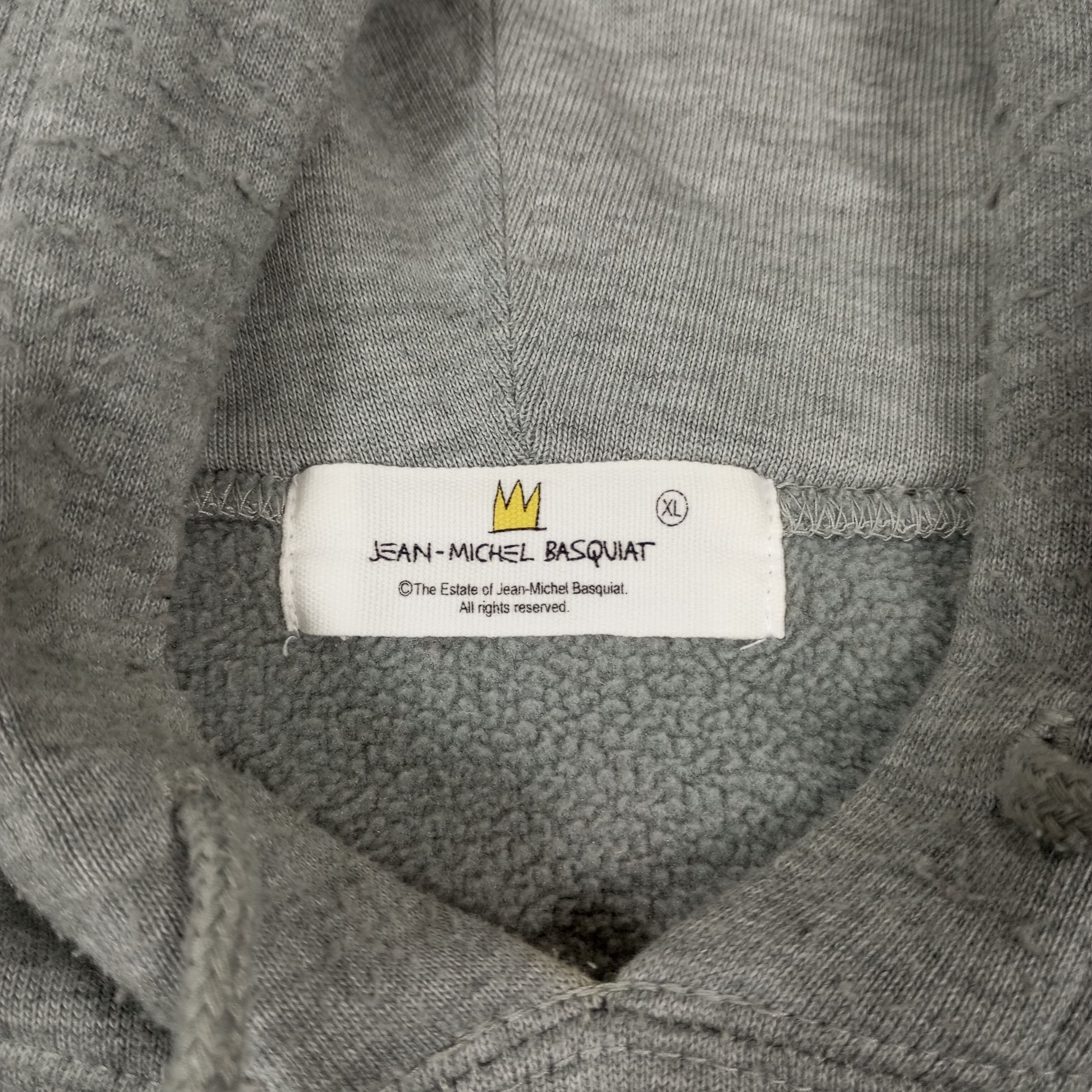 Jean-Michel Basquiat × Vintage Jean Michel Basquiat Art Design Streetwear Hoodies Size US XL / EU 56 / 4 - 5 Thumbnail