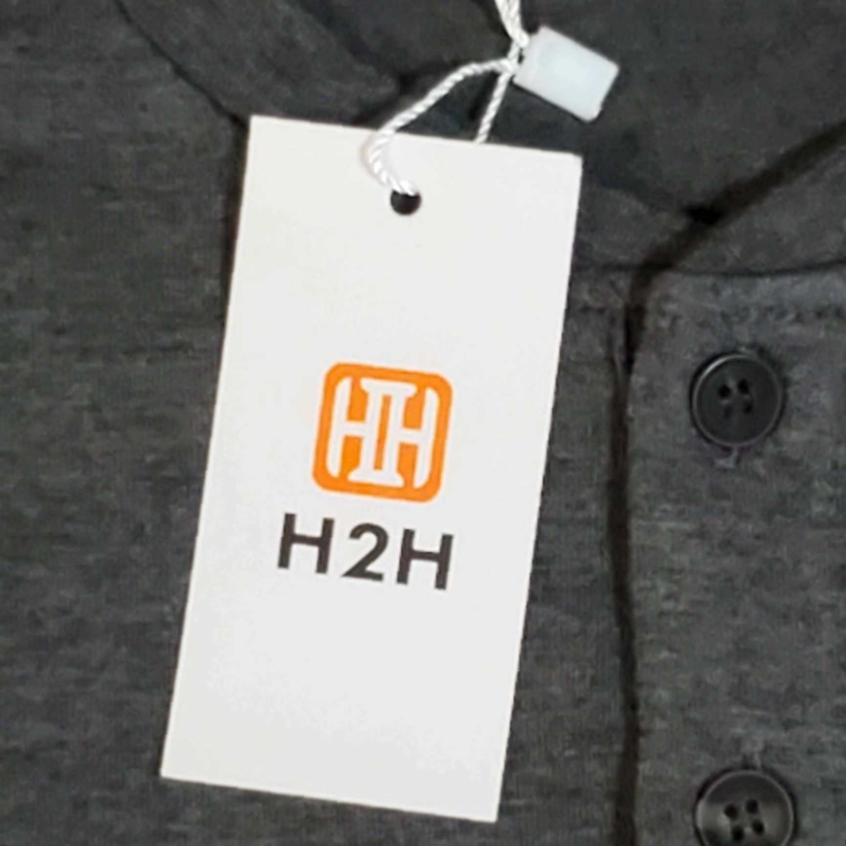 Vintage H2H Henley Shirt Men’s 3XL Gray Waffle Cotton Casual NWT XXXL / Long Sleeve Shirt Mens Cotton Henley Gray 3XL NWT Size US XXL / EU 58 / 5 - 2 Thumbnail