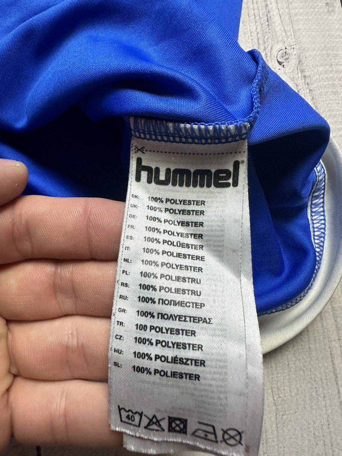 Vintage Vintage Rangers soccer jersey Hummel size L Size US L / EU 52-54 / 3 - 6 Thumbnail