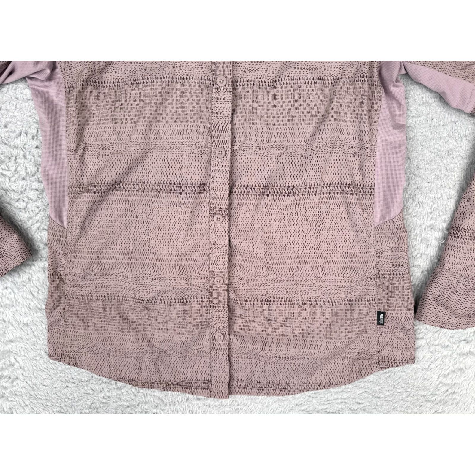 Vintage REI Coop Shirt Women Small Pink Button Up Long Sleeve Cotton Fish Angler Hike Size S / US 4 / IT 40 - 5 Thumbnail