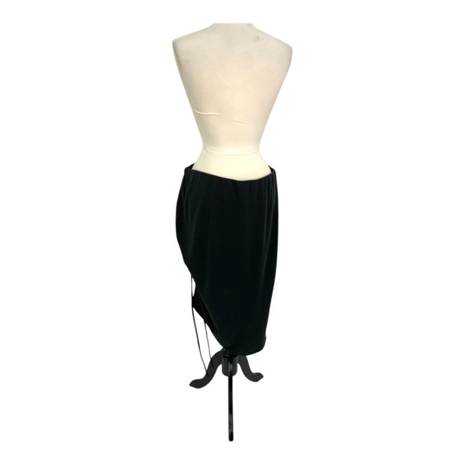Other Open Edit Side Ruched Skirt In Black Size XL NWOT $45 MSRP Size 31" - 8 Thumbnail