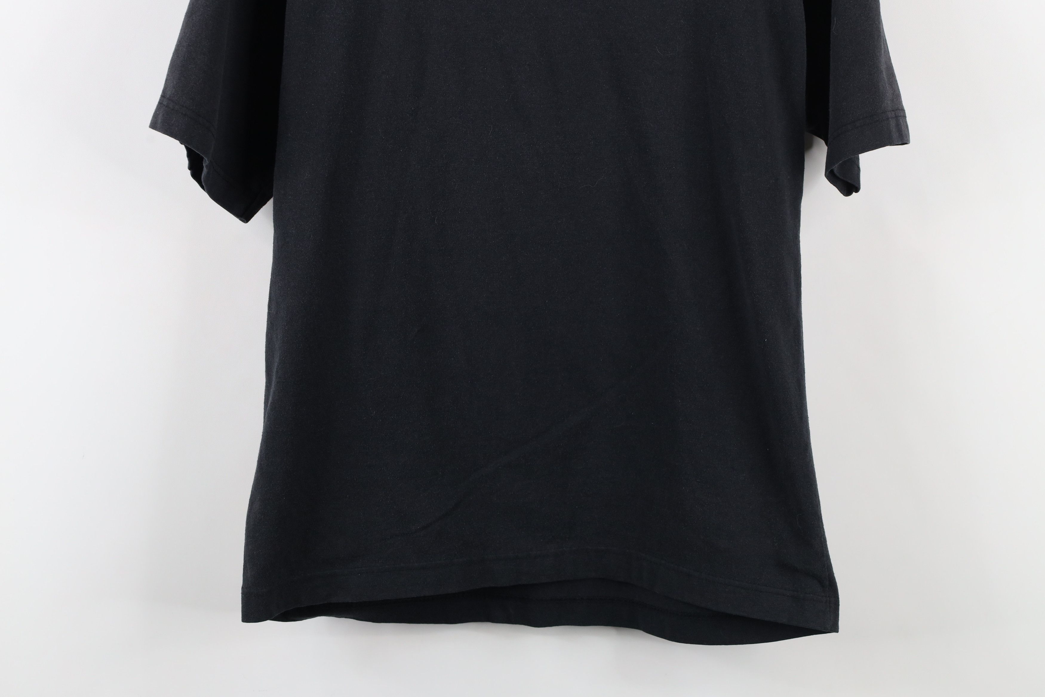 Vintage Vintage 90s Streetwear Blank Pocket T-Shirt Black Cotton USA Size M / US 6-8 / IT 42-44 - 12 Thumbnail