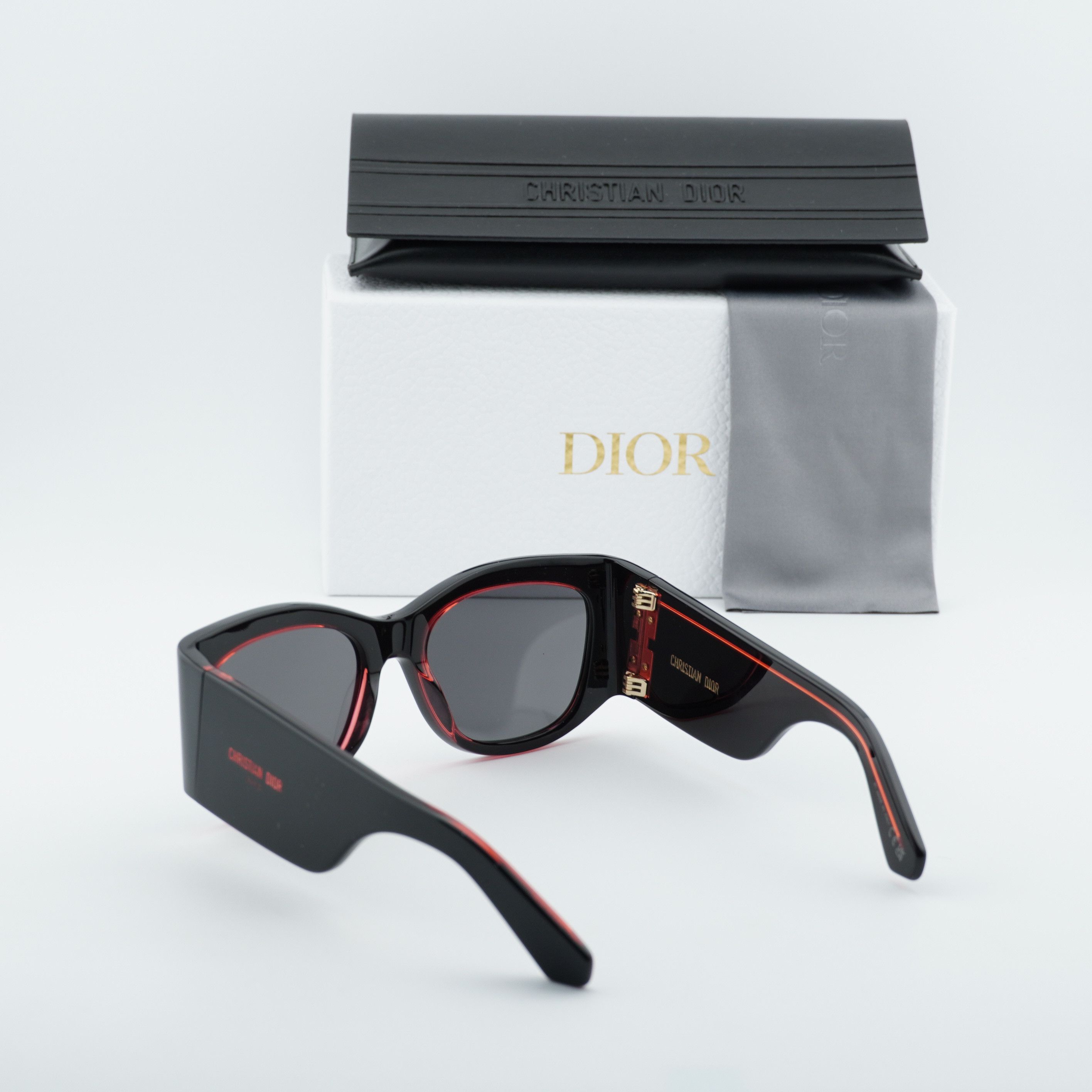 Dior Dior DIORNUIT S1I 16A0 Sunglasses Black Square Frame Size ONE SIZE - 11 Thumbnail