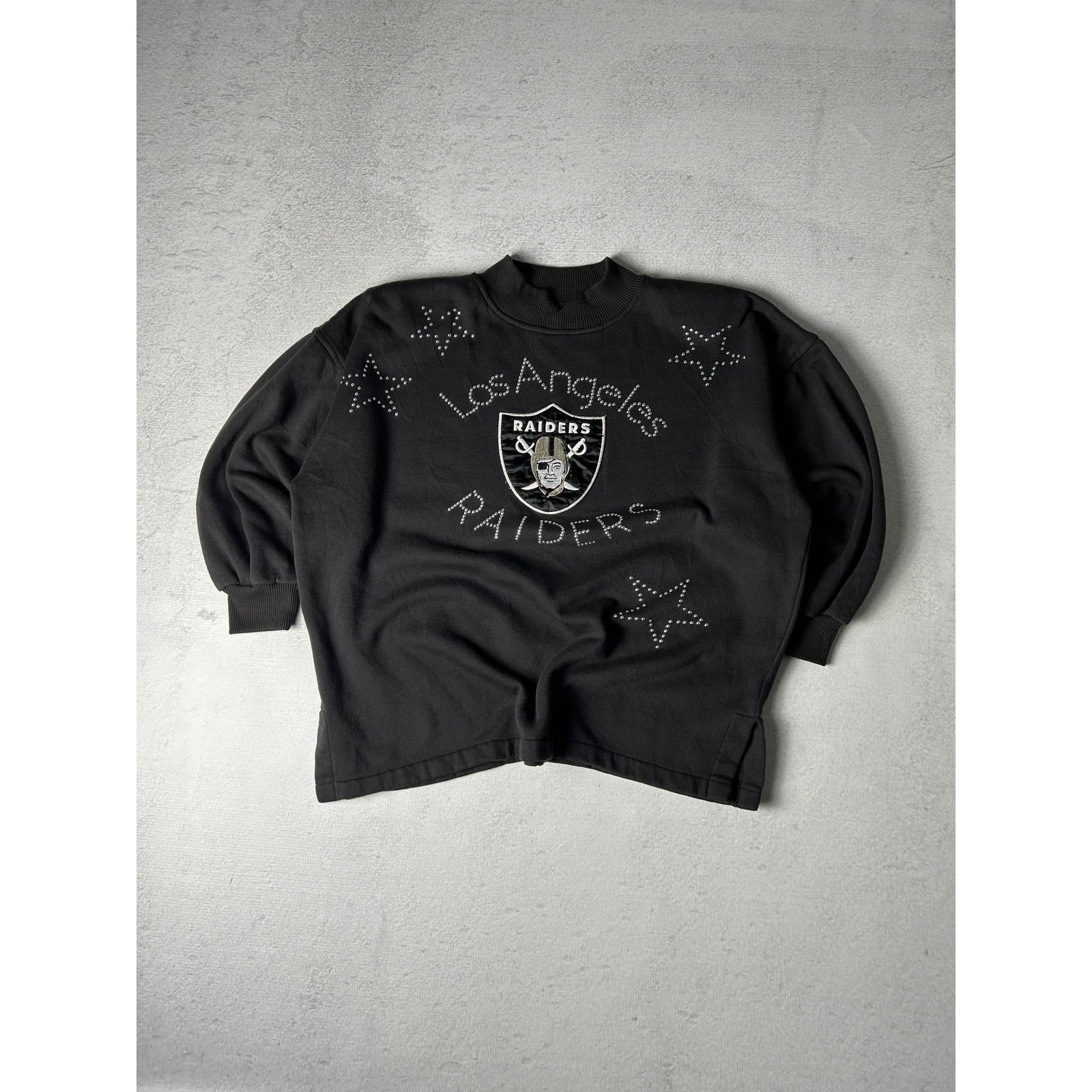 NFL Vintage Las Vegas Raiders Crewneck Sweatshirt - Women's L Size L / US 10 / IT 46 - 1 Thumbnail