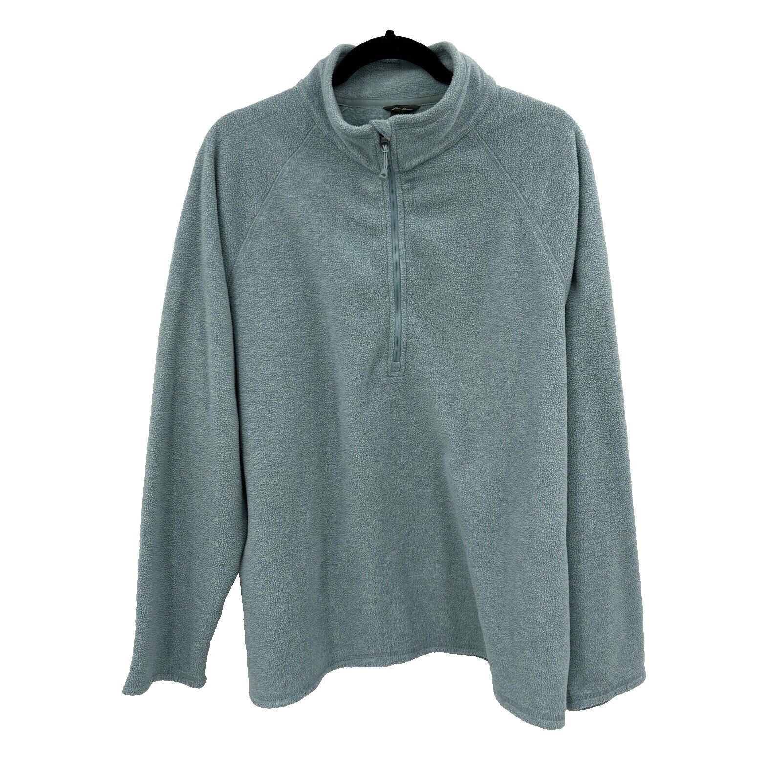 Eddie Bauer Eddie Bauer Womens XXL Sea Blue Fleece 1/4 Zip Pullover Swea Size XXL / US 16-18 / IT 52-54 - 1 Thumbnail