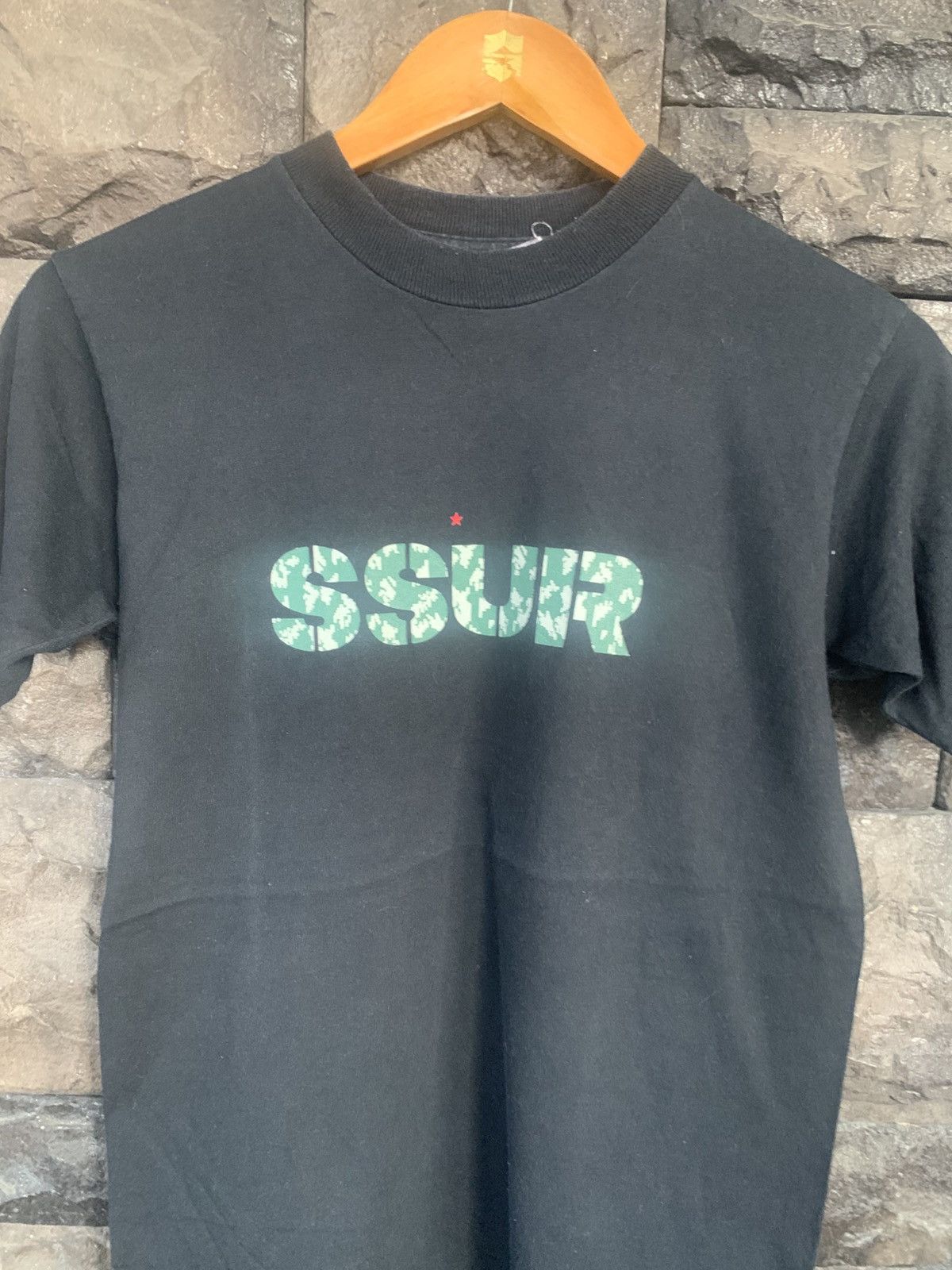 SSUR × Vintage Vintage SSUR Plus Streetwear Spell Out T shirt Size US S / EU 44-46 / 1 - 2 Thumbnail