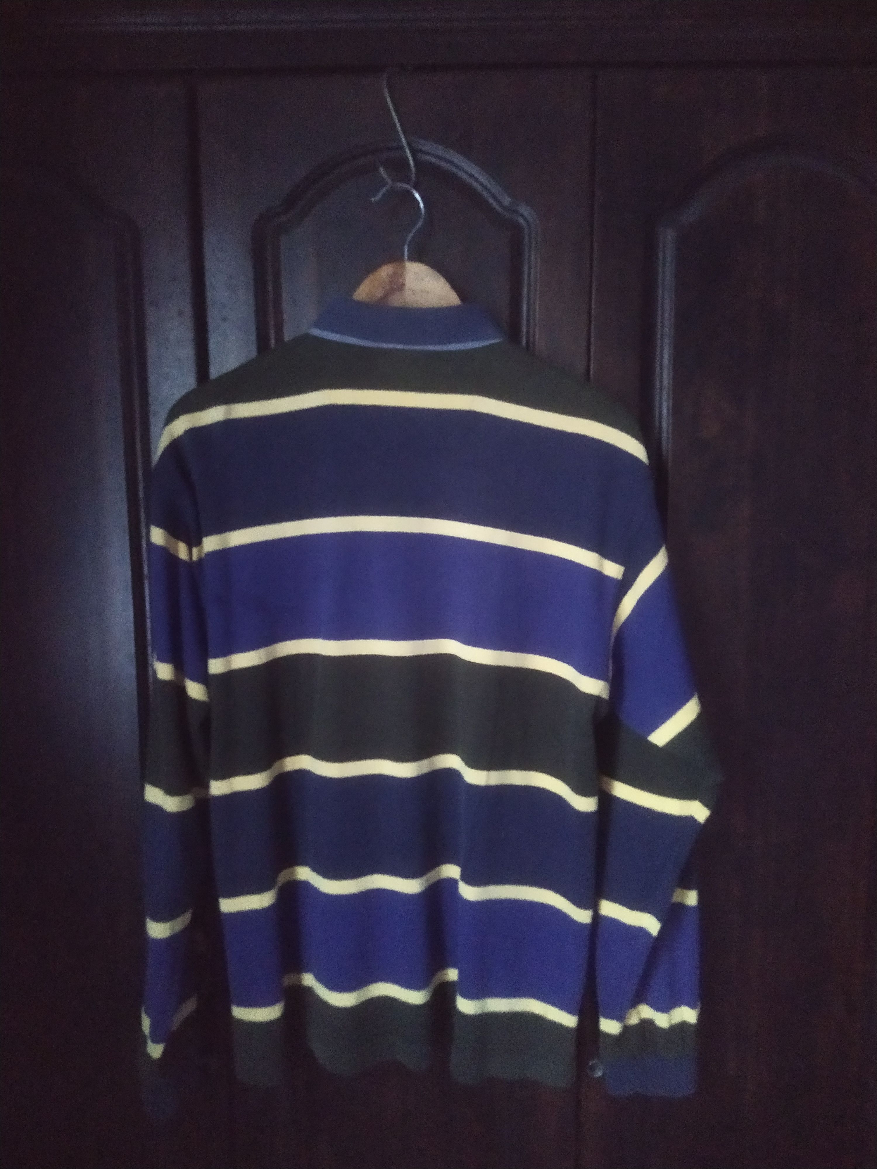 Lacoste Lacoste Multi-Color Striped Long Sleeve Rugby Polo Size US L / EU 52-54 / 3 - 2 Thumbnail