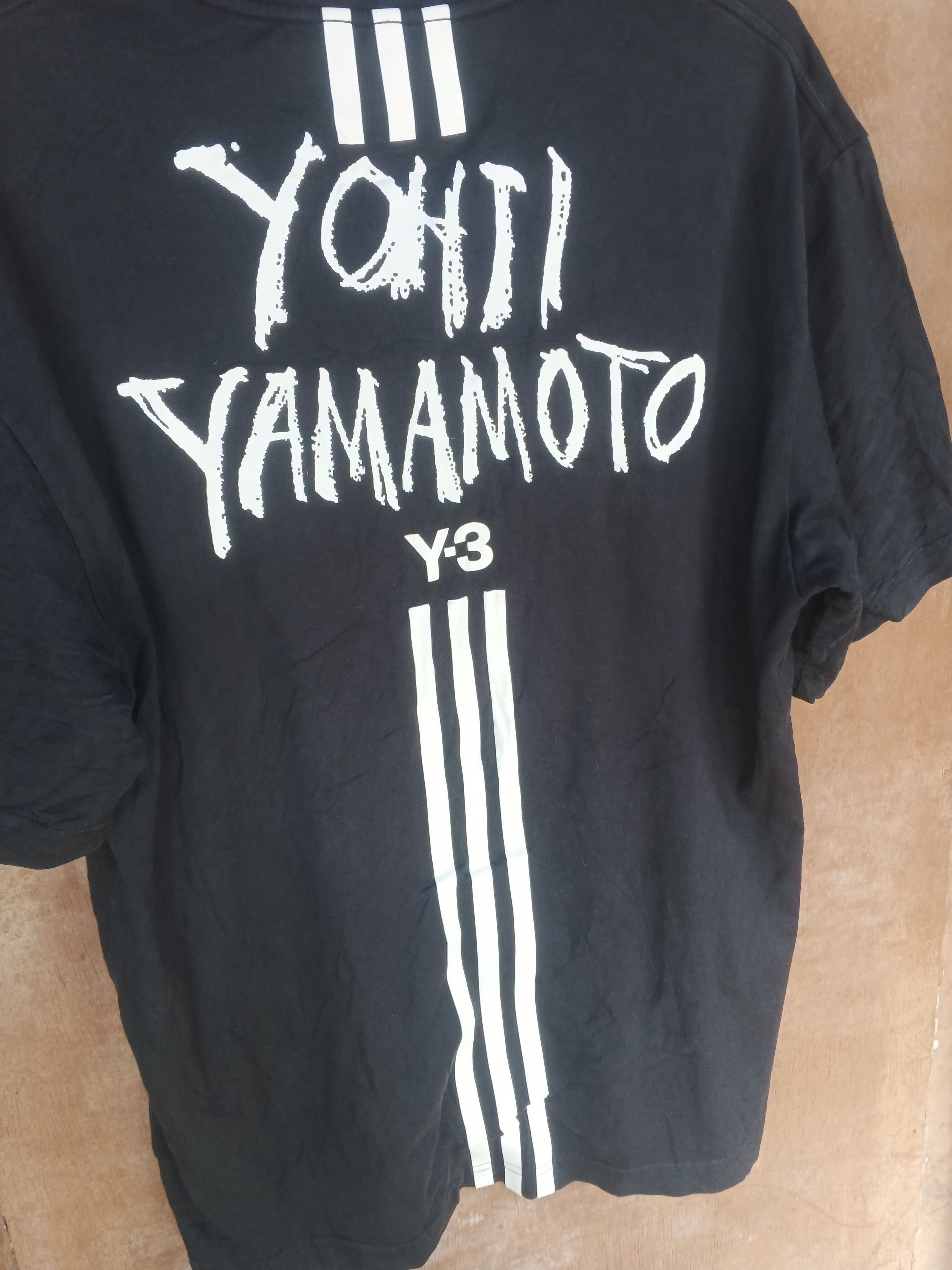 Adidas × Y-3 Y-3 Yohji Yamamoto Signature Graphic Tee Black Size US S / EU 44-46 / 1 - 3 Thumbnail