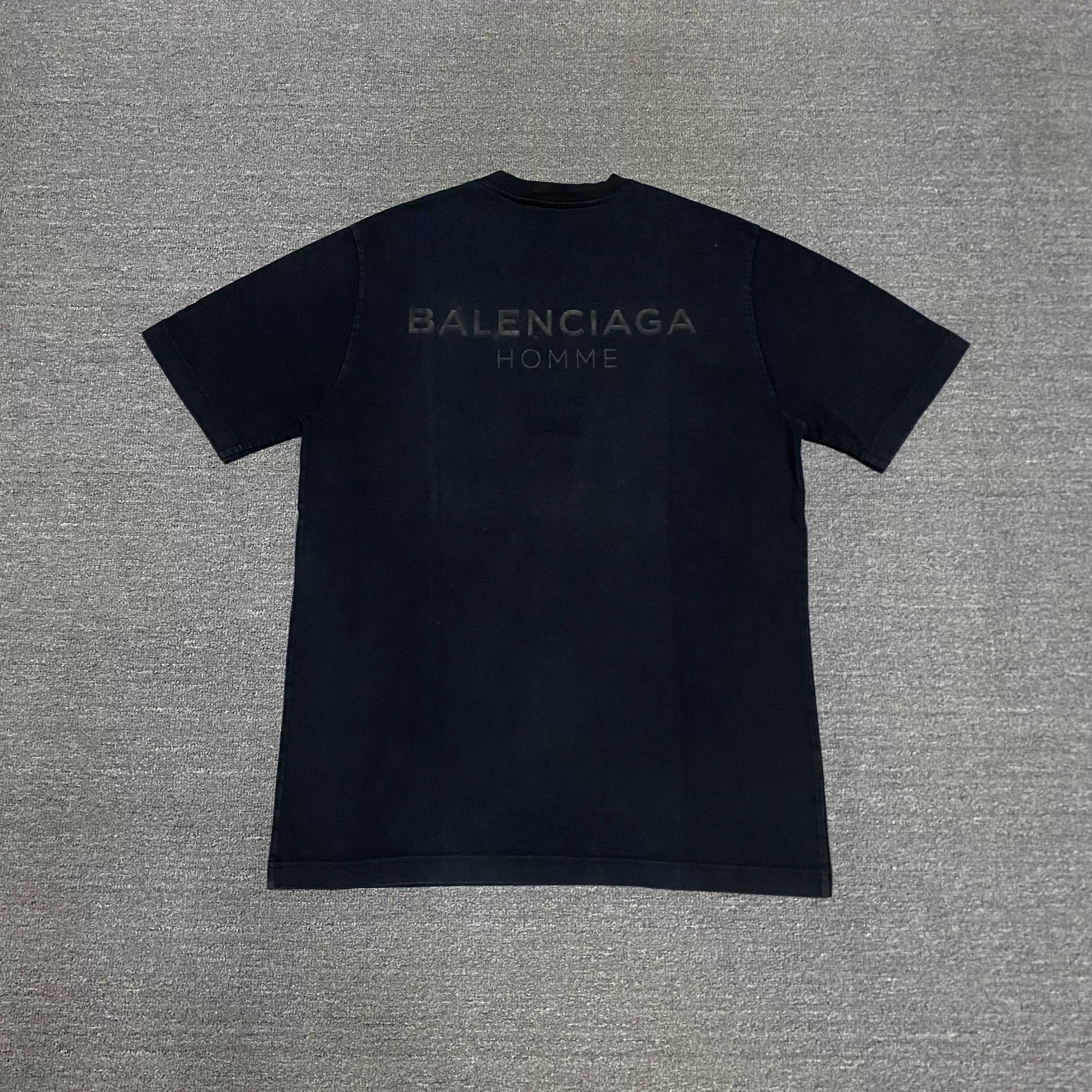 Balenciaga Balenciaga Back Logo Short Sleeve Size US S / EU 44-46 / 1 - 1 Thumbnail
