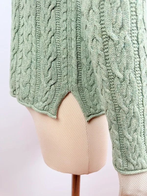 Lauren Ralph Lauren Maglia Ralph Lauren cotone trecce verde Donna L Size L / US 10 / IT 46 - 6 Thumbnail