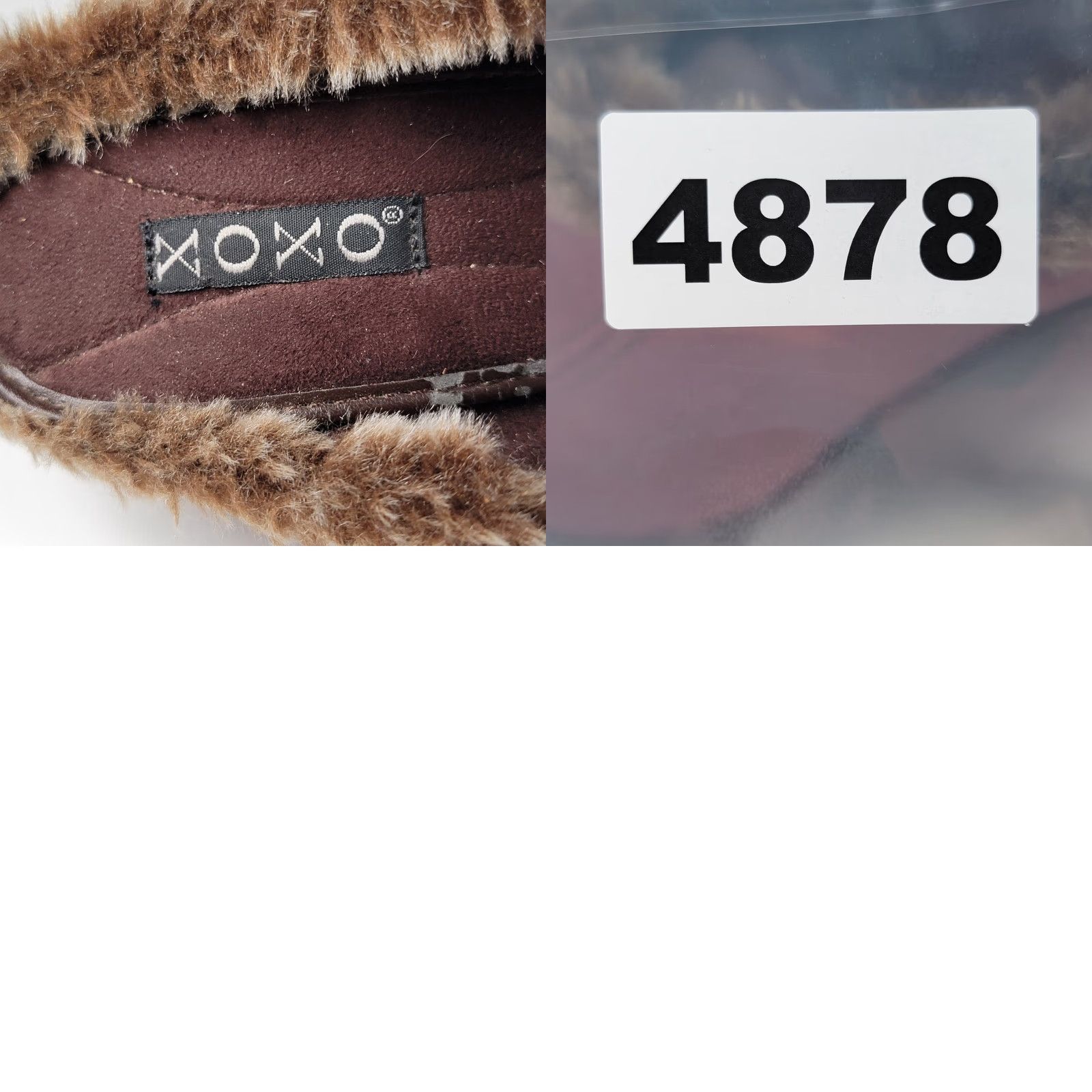 XOXO VINTAGE XOXO 90s Burgundy Leather CLOG Heels Fur Trim Mule Size 5.5 Ladies Size US 6 / IT 36 - 9 Thumbnail