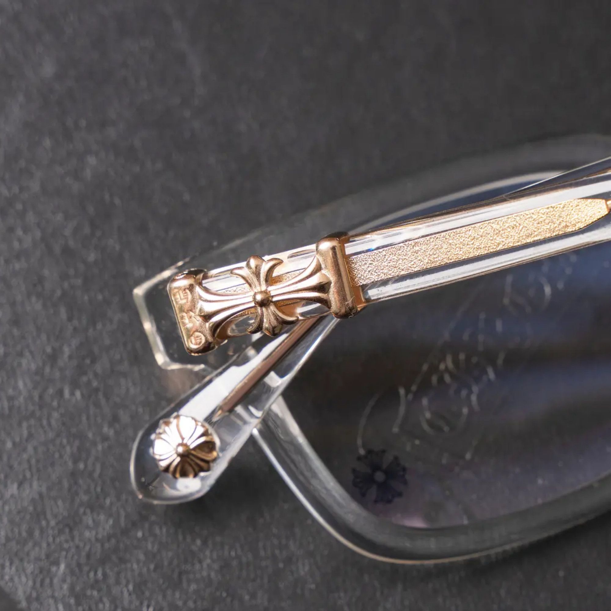 Chrome Hearts CHROME HEARTS COX UCKER CRYSTAL GLASSES Size ONE SIZE - 6 Thumbnail