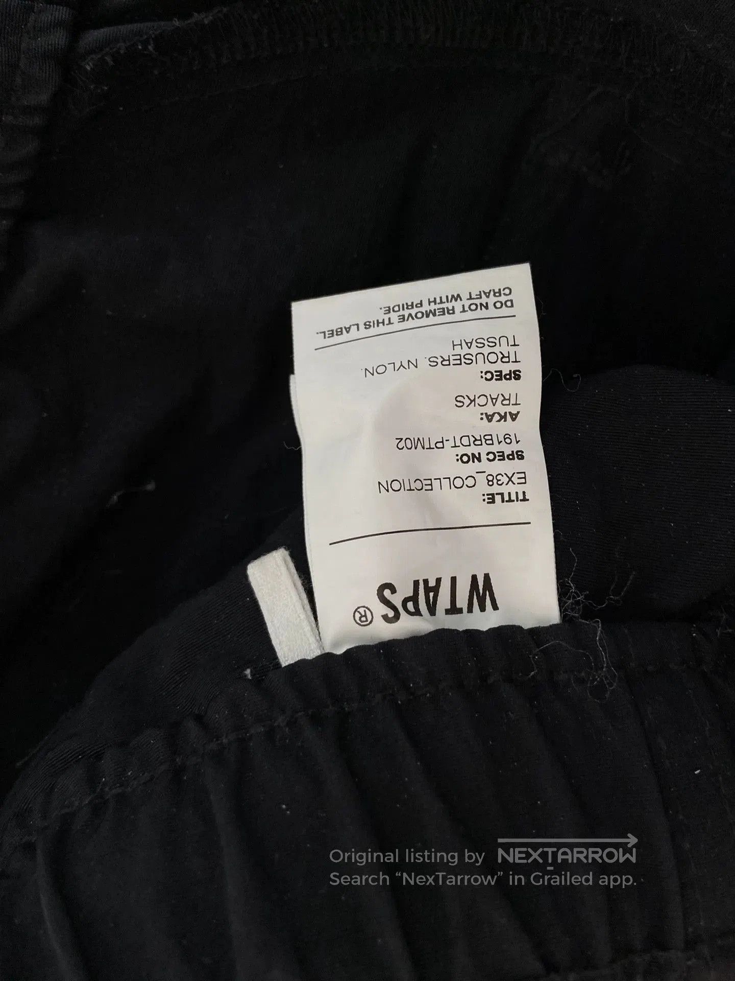 Wtaps wtaps nylon track trousers in black. Size US 30 / EU 46 - 3 Thumbnail