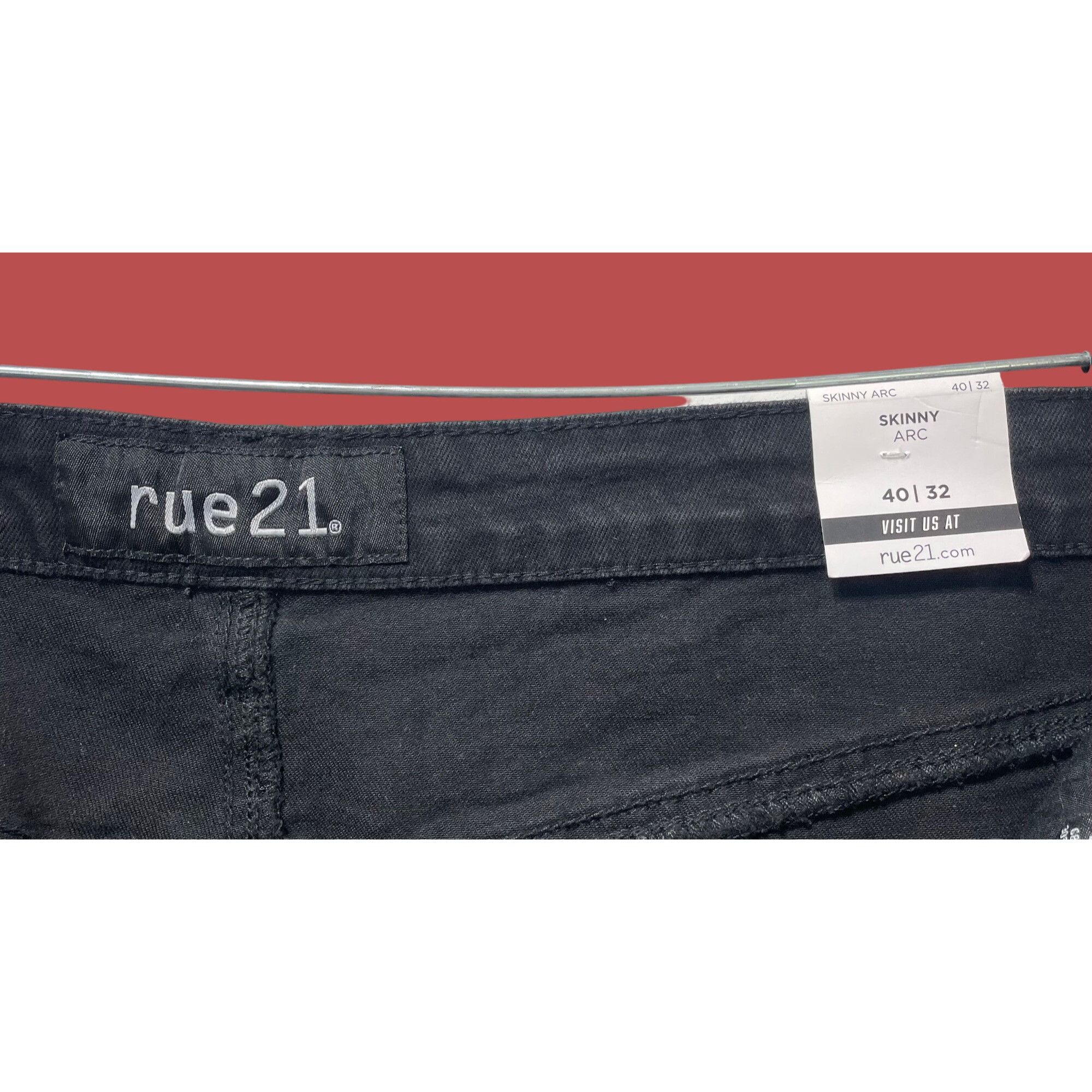 rue21 Rue 21 - Men's Supreme Flex Skinny ARC Jeans Distressed - Bl Size US 40 / EU 56 - 10 Thumbnail