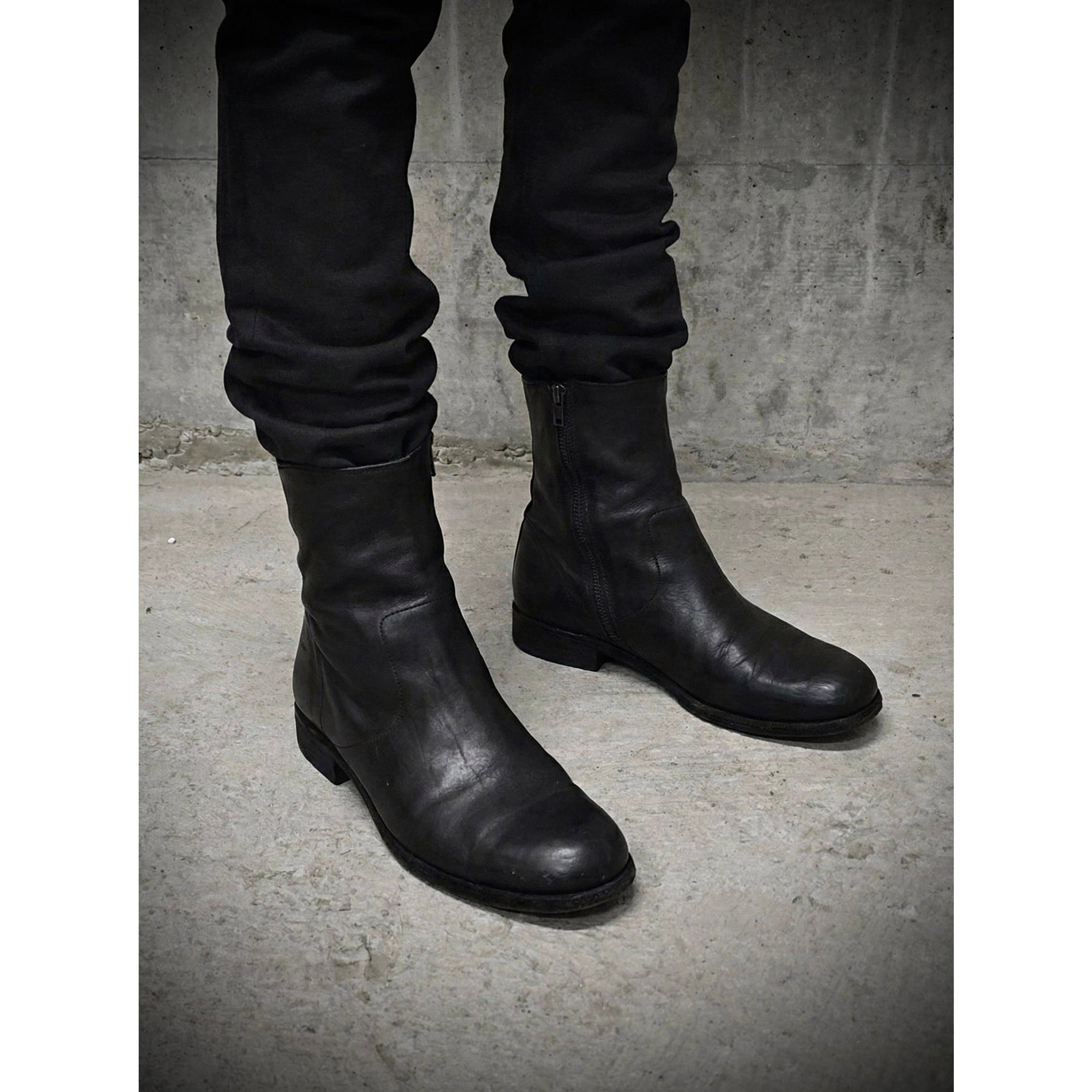 Isamu Katayama Backlash Isamu Katayama BACKLASH Side Zip Deerskin Leather boots Size US 8 / EU 41 - 2 Thumbnail