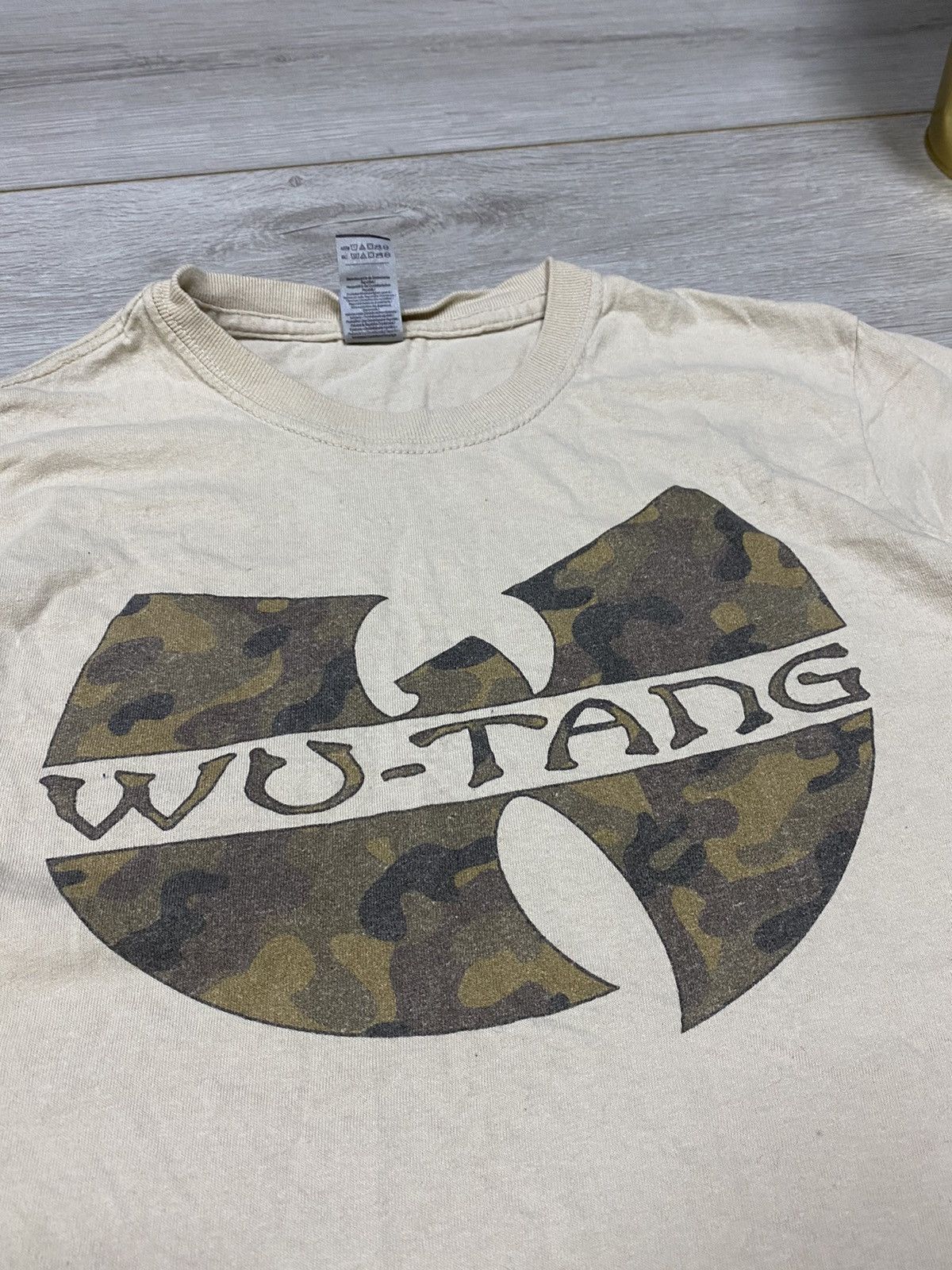 Wu-Tang Clan Wu Tang big camouflage logo t-shirt Size US S / EU 44-46 / 1 - 3 Thumbnail