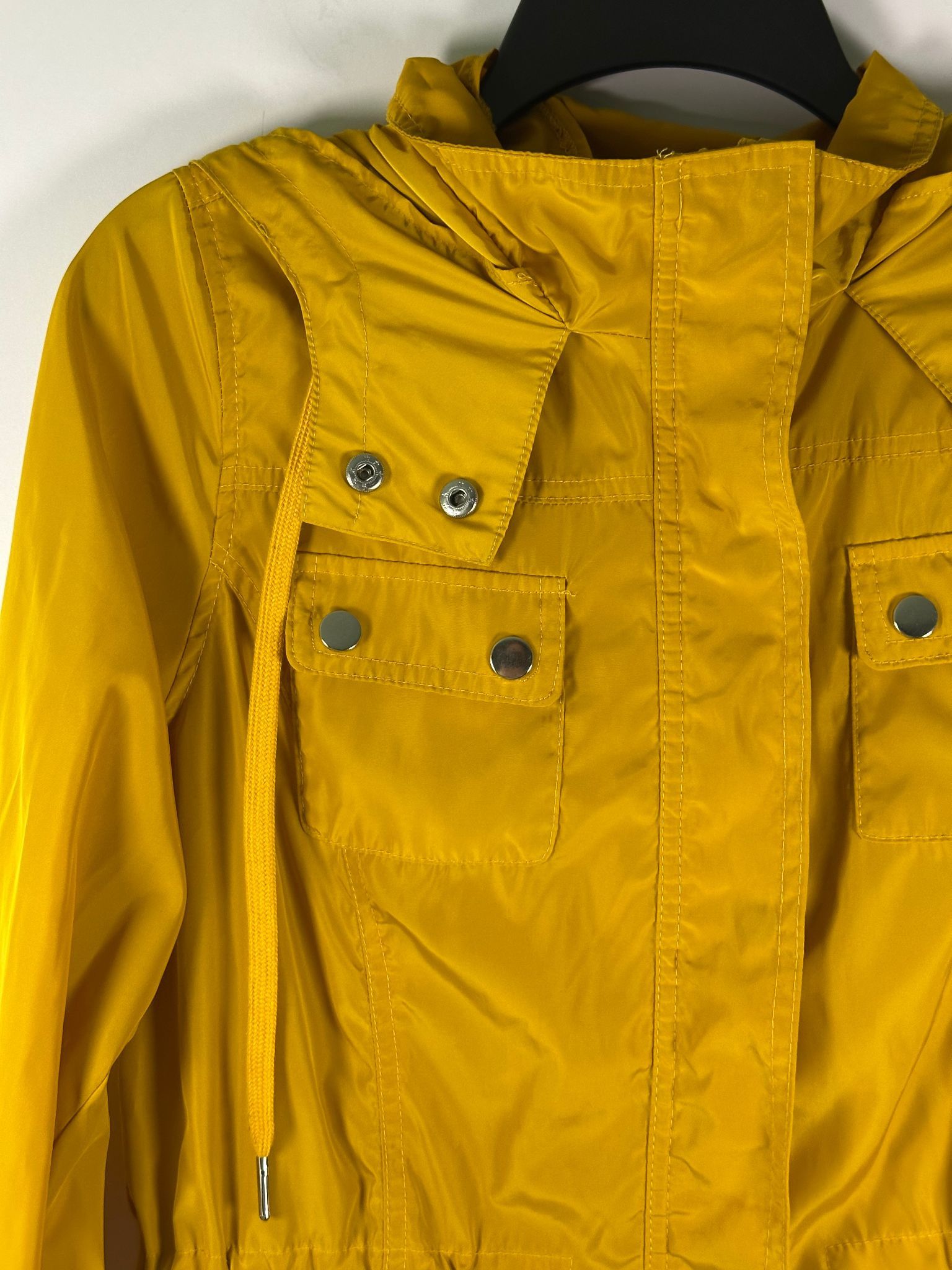 Other Athletic Collection Jacket Womens L Hooded Yellow Size L / US 10 / IT 46 - 3 Thumbnail