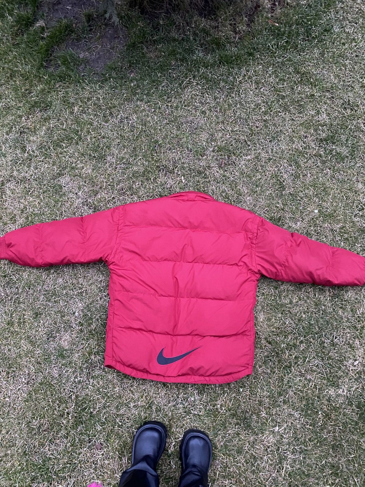 Nike × Vintage Very Rare 90s Nike Vintage Nylon Puffer Jakcet Size US L / EU 52-54 / 3 - 5 Thumbnail